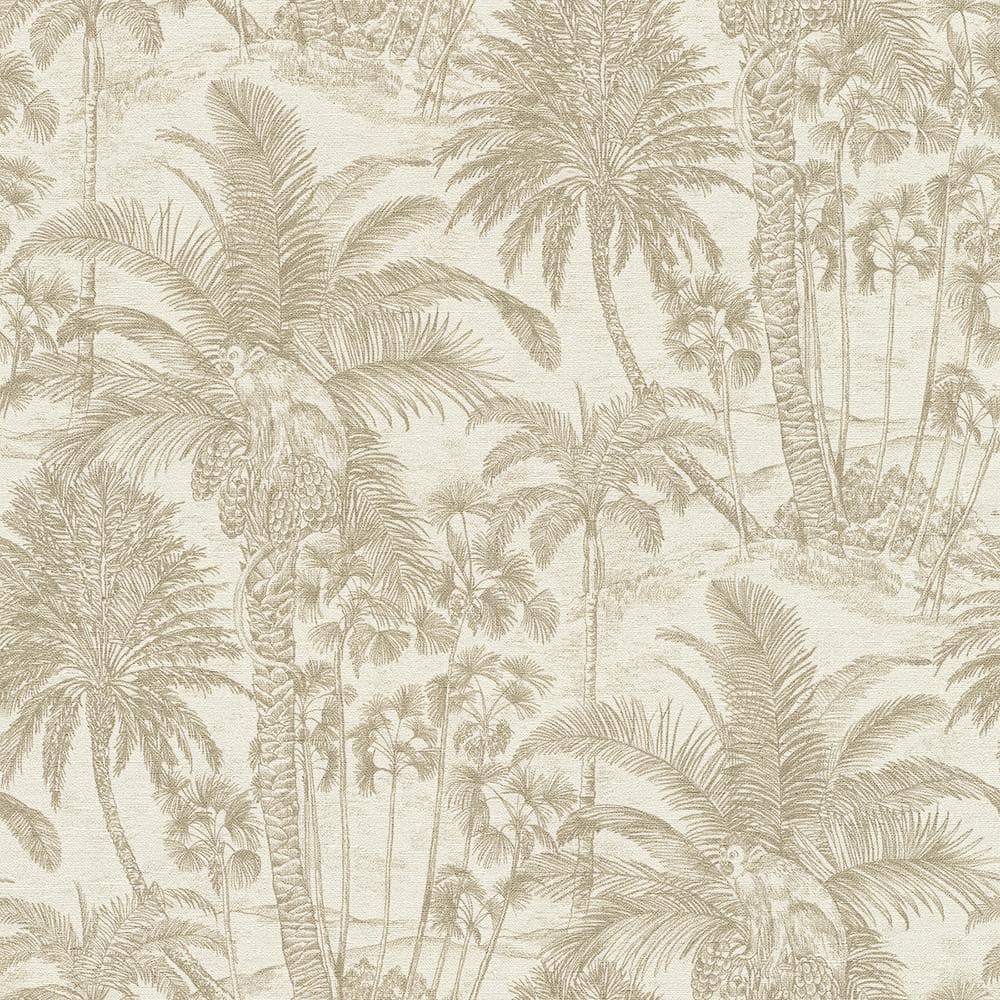 1000x1000 Advantage Yubi Gold Palm Trees Wallpaper Sample 4035 832549SAM Home Depot