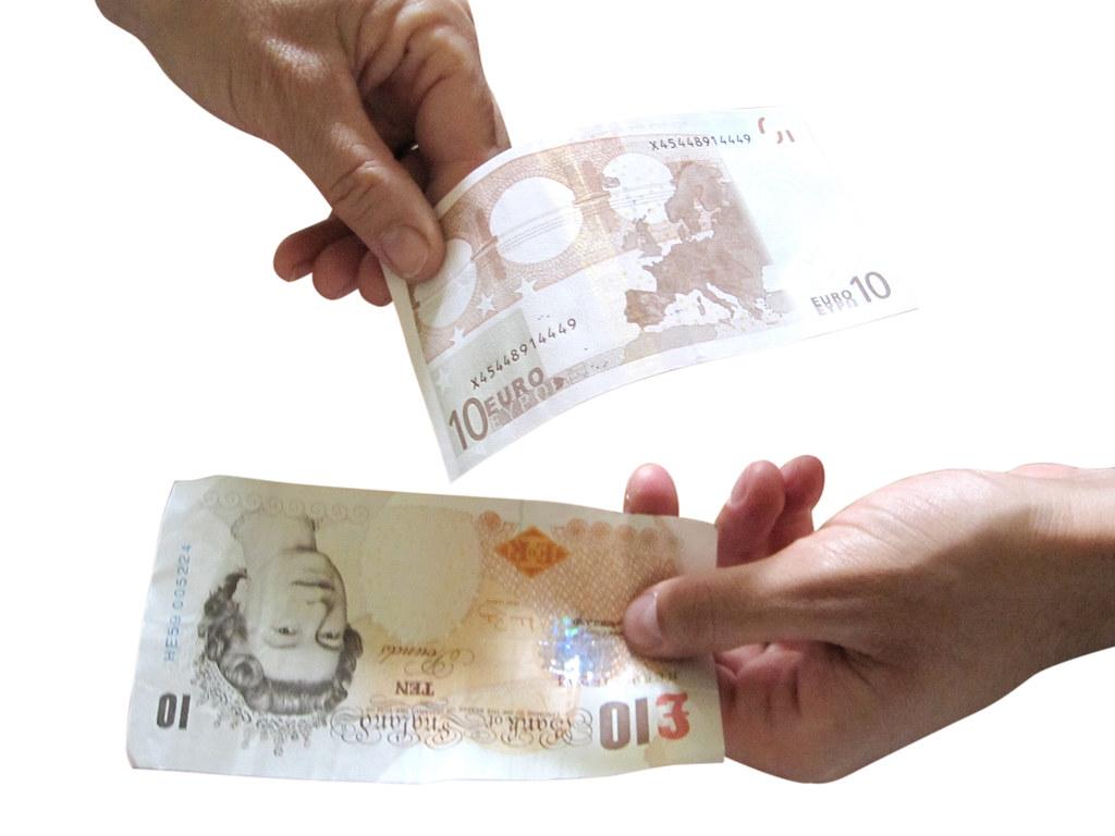 1024x768 Forex Currency Exchange on White Background. An image of a