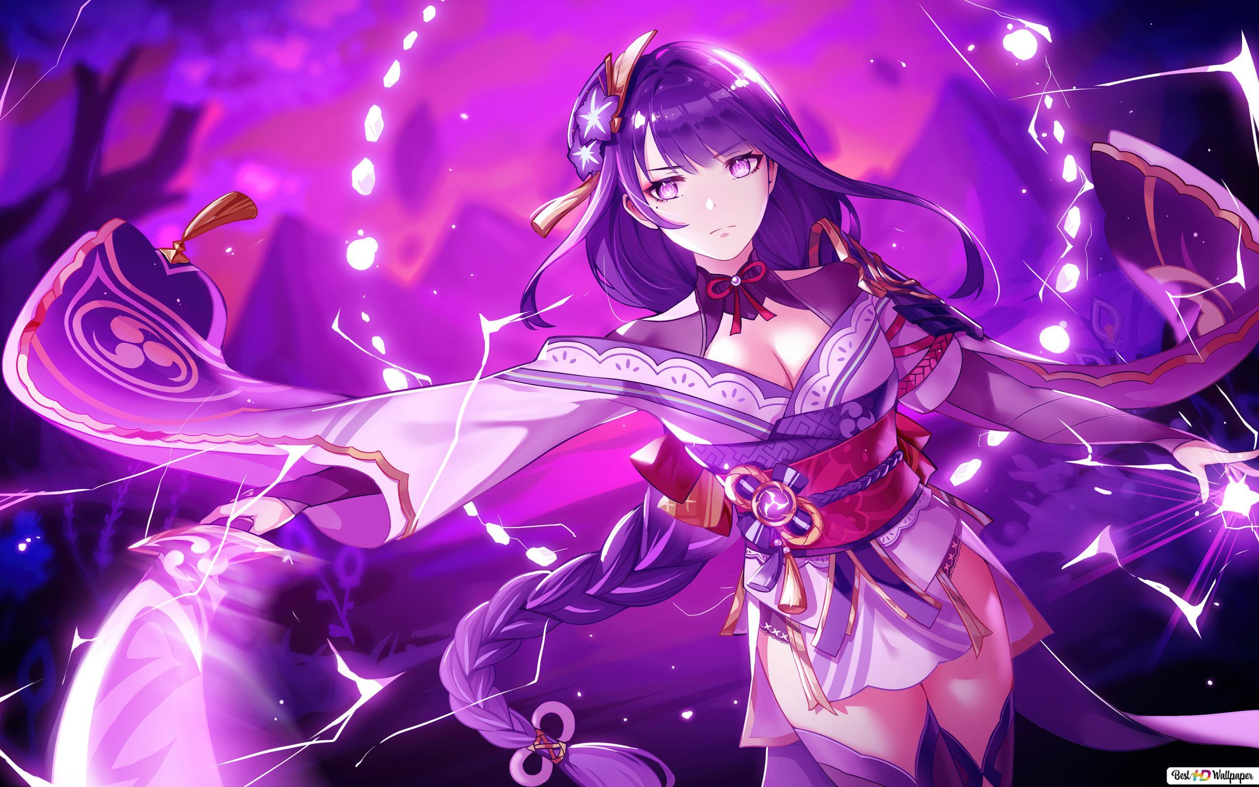 2560x1600 Raiden Shogun (aka 'Baal') : Genshin Impact [Anime Video Game] HD wallpaper download Games wallpaper