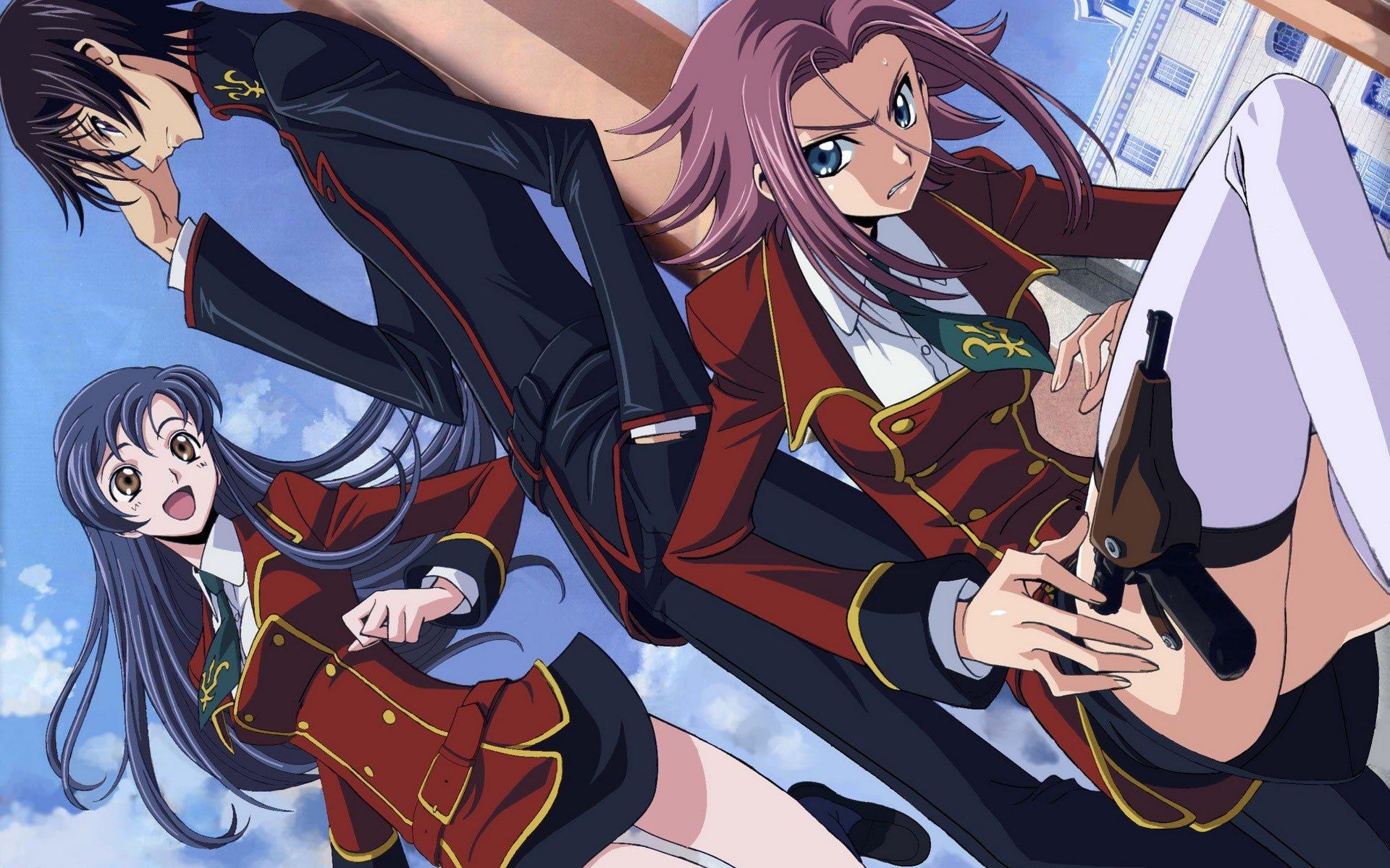 1920x1200 Code Geass, Kallen Stadtfeld, Lamperouge Lelouch HD Wallpaper / Desktop and Mobile Image & Photo