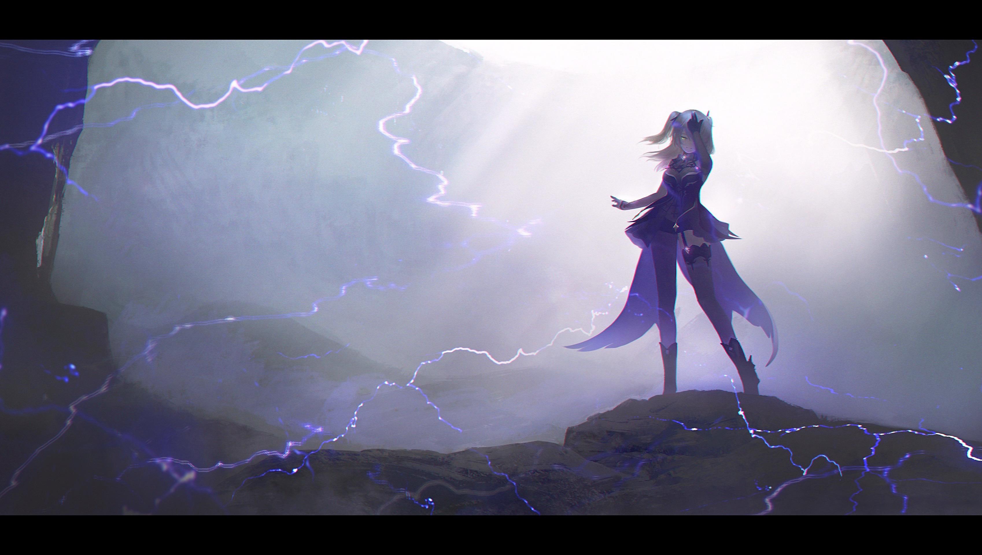 3396x1919 Fischl Impact Anime Image Board
