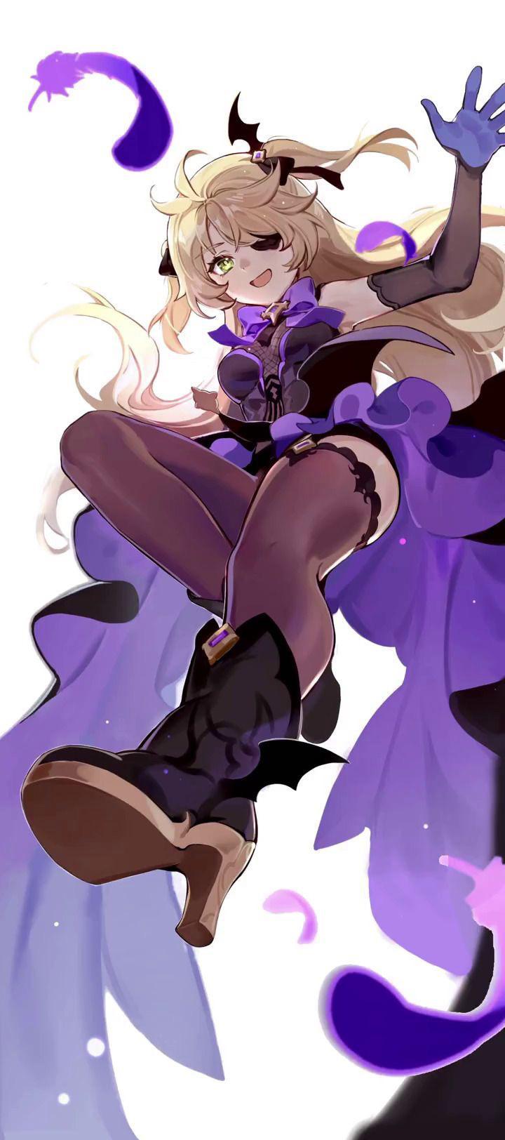 720x1624 Fischl wallpaper