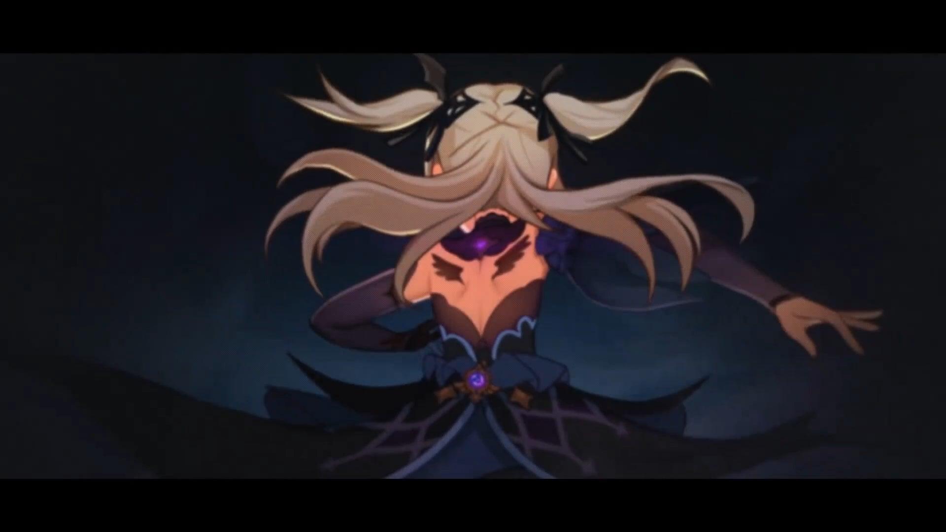 1920x1080 Fischl Live Wallpaper, Dvalin Only Part (the Middle One) Also In Comments : R Genshin_Impact