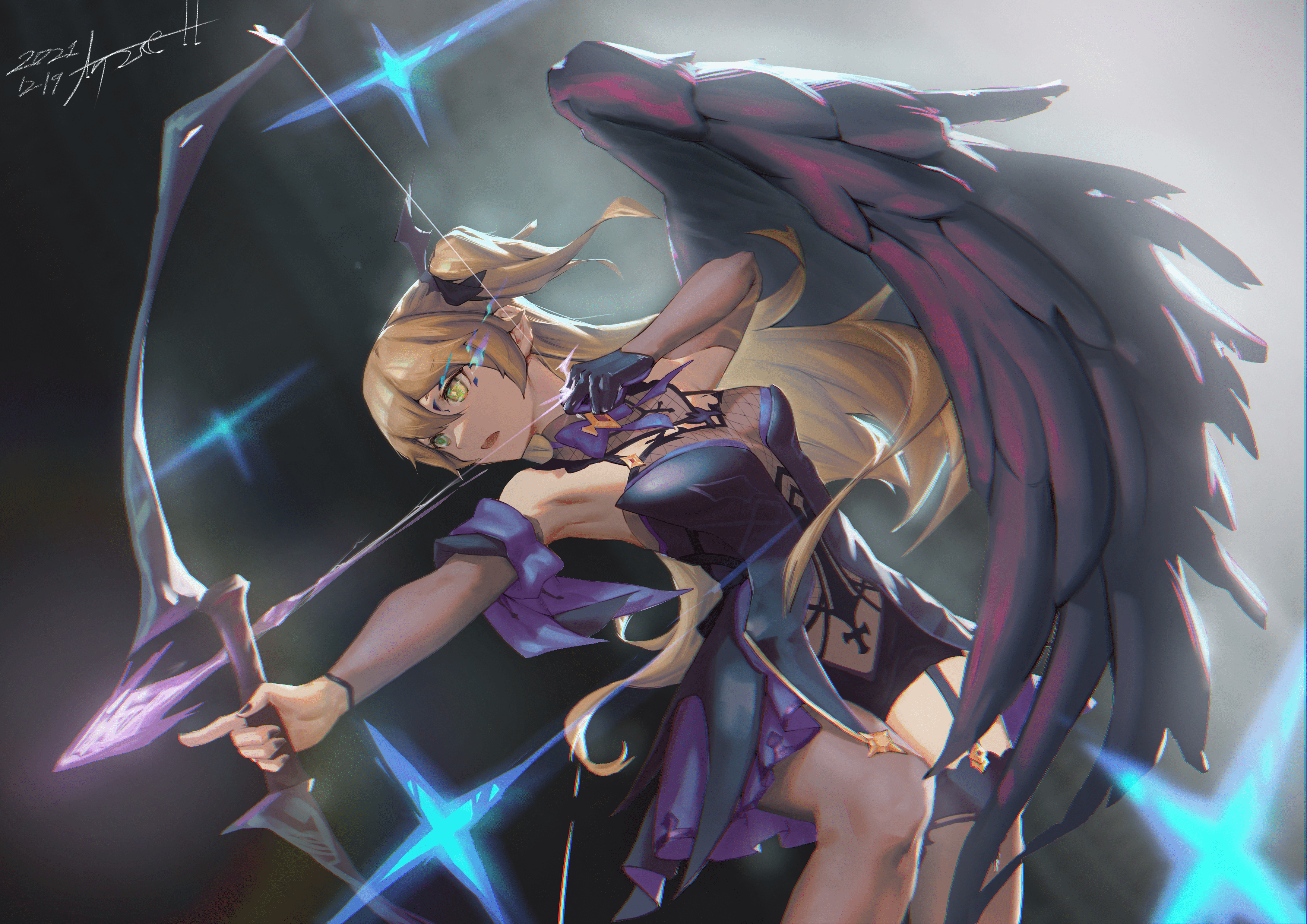 3508x2480 Fischl Impact Wallpaper Anime Image Board