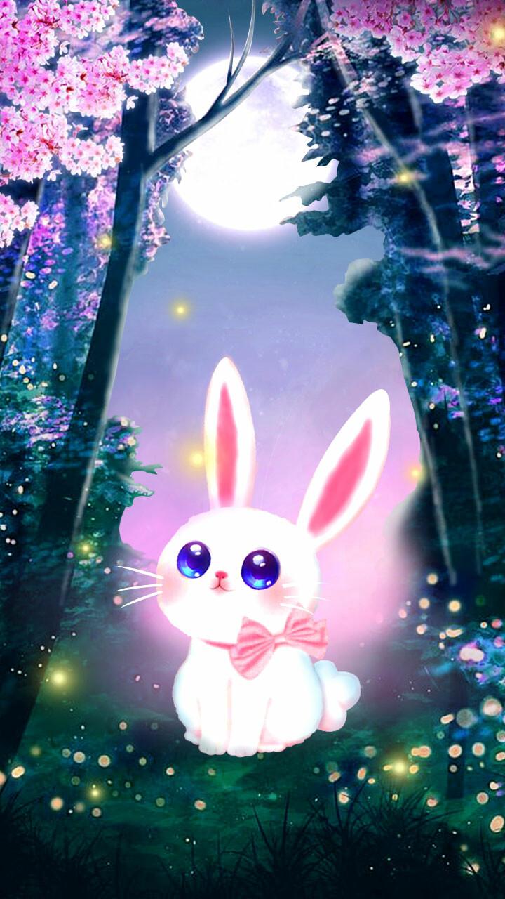 Cute Bunny Art Wallpapers - Top Free Cute Bunny Art Backgrounds -  WallpaperAccess
