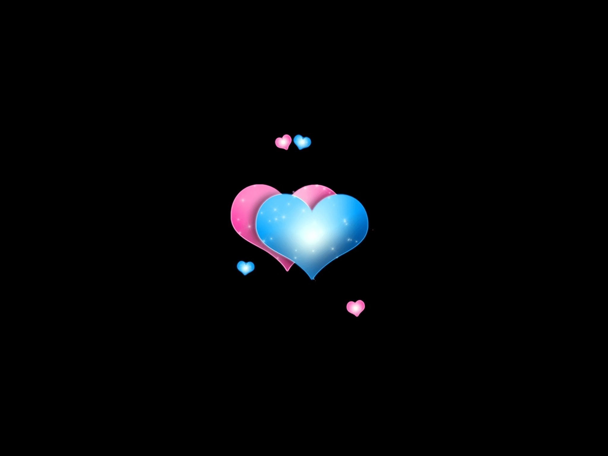 Blue and Pink Heart Wallpapers Top Free Blue and Pink Heart
