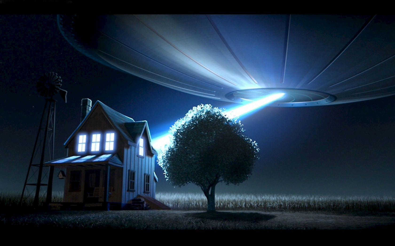 1680x1050 UFO Wallpaper