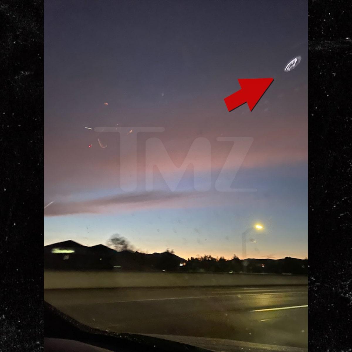1200x1200 Clear Shots of 'UFO' Spotted Above Freeway on Outskirts of Los Angeles
