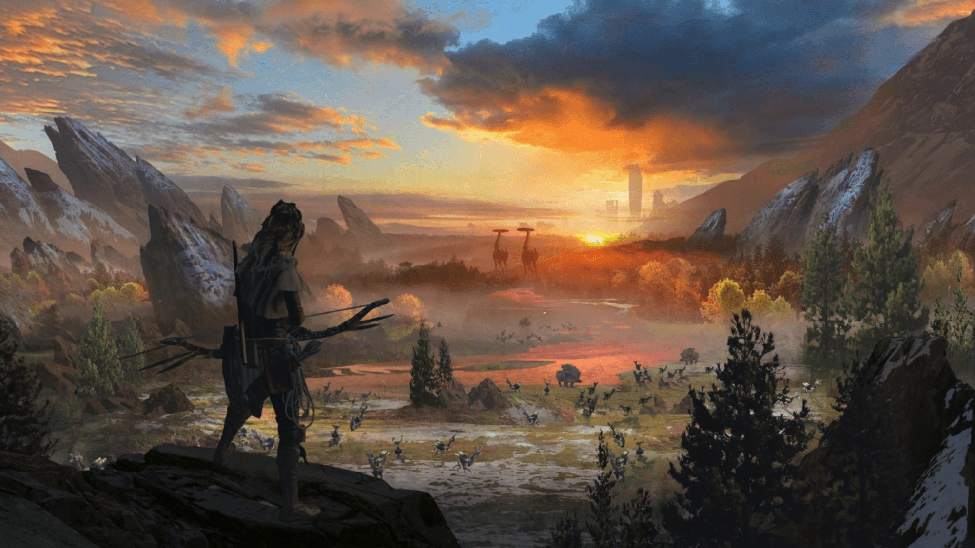 2000x1125 Horizon Zero Dawn Desktop Wallpaper