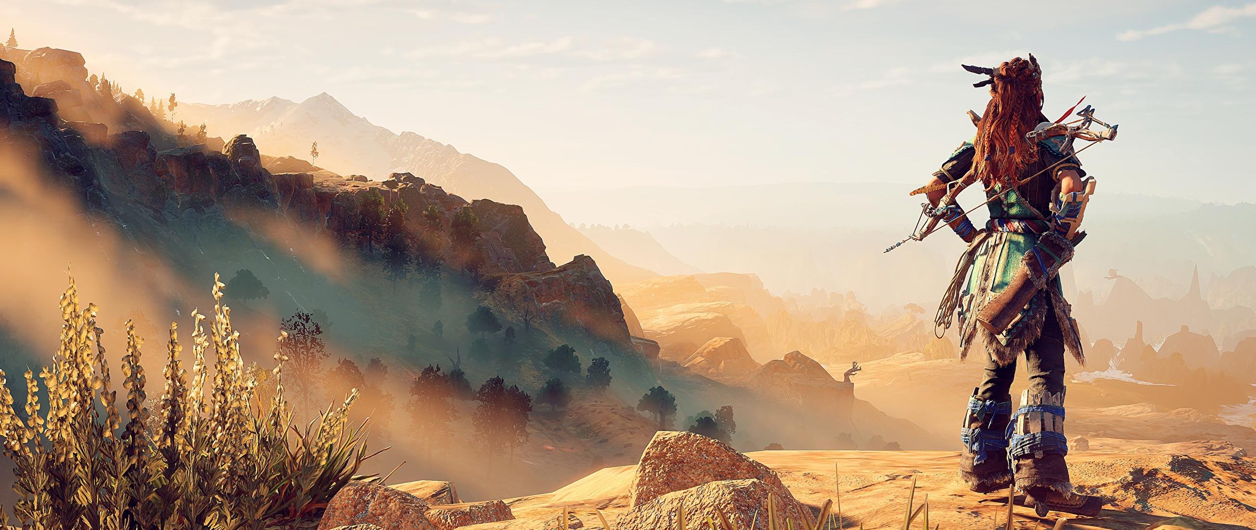 2560x1080 Wallpaper Horizon Zero Dawn Warriors Girls 3D Graphics Zero Dawn Desktop Wallpaper & Background Download