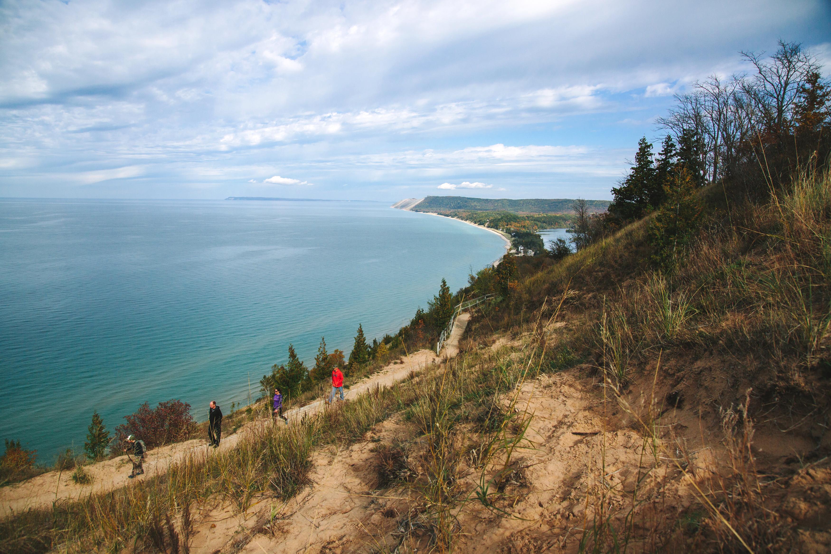 3500x2333 Fall Color at the Sleeping Bear Dunes in Empire Michigan