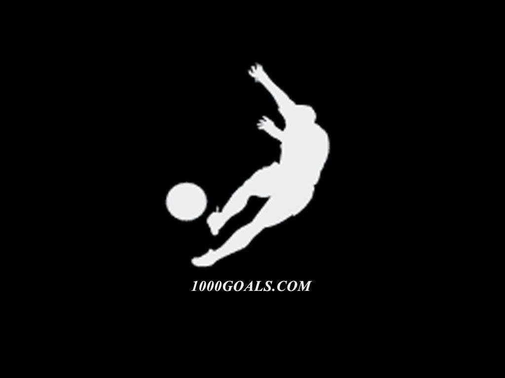 1024x768 Football Black Wallpaper