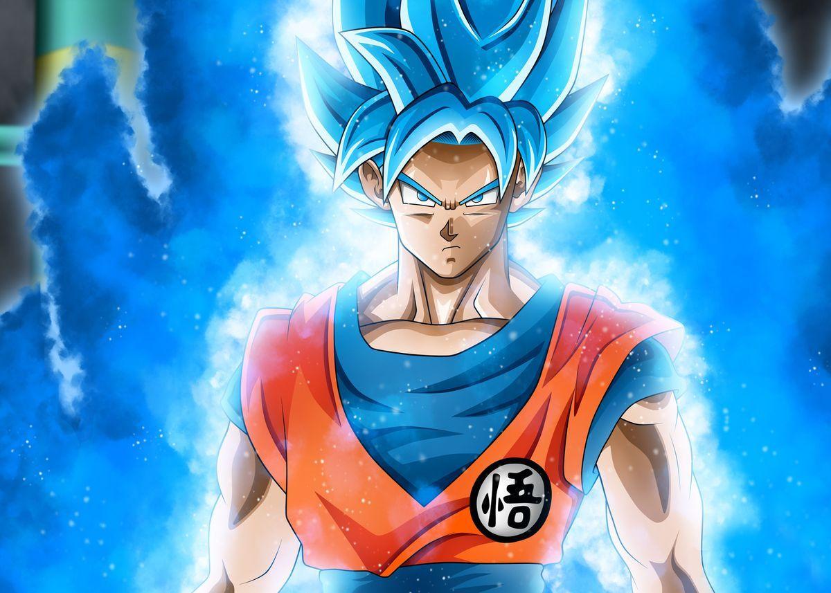 1200x857 Jiren' Poster by Floyd Pauly. Displate. Dragon ball super wallpaper, Dragon ball super, Goku super saiyan blue
