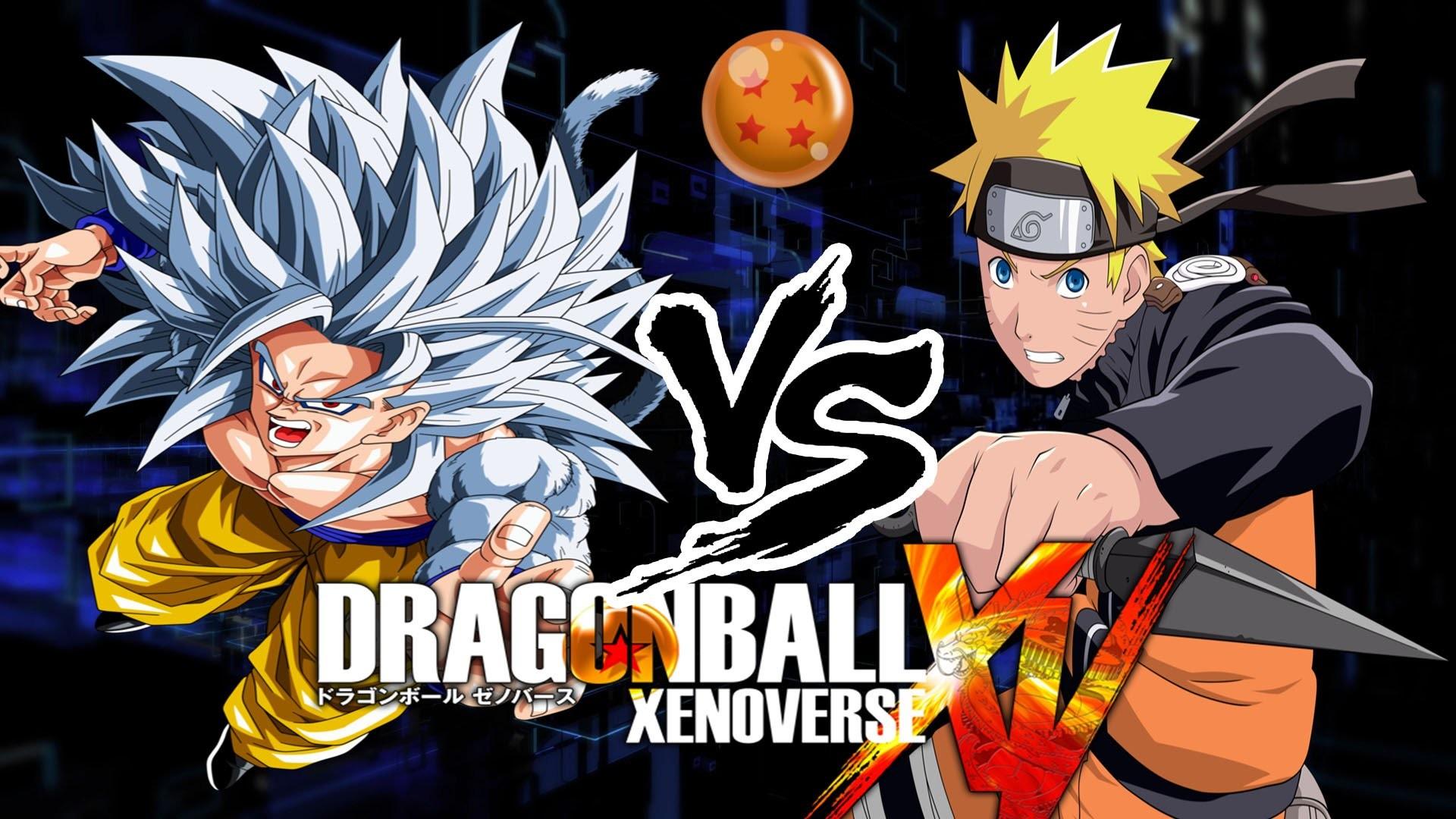 1920x1080 Dragon Ball Xenoverse [PC]: Super Saiyan 5 Goku vs Naruto (PC Mods)