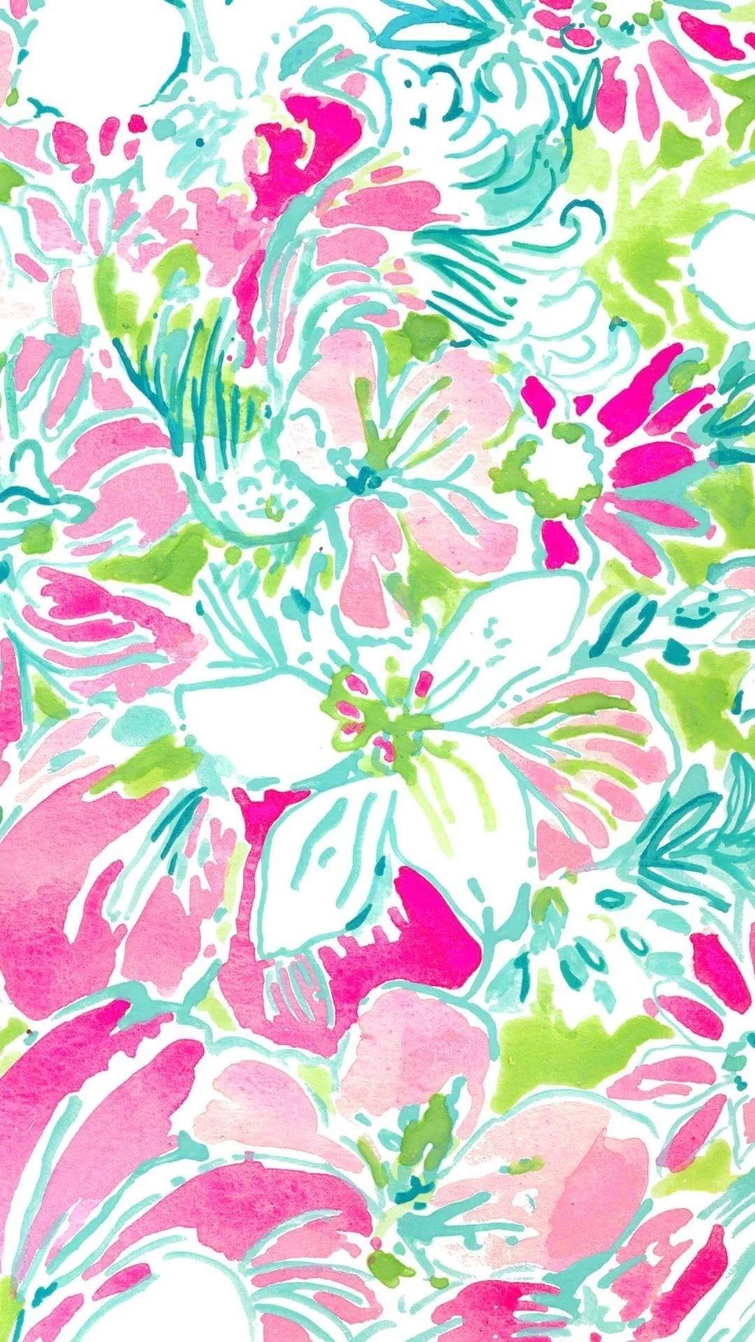 1080x1920 Lilly Pulitzer iPhone Wallpaper