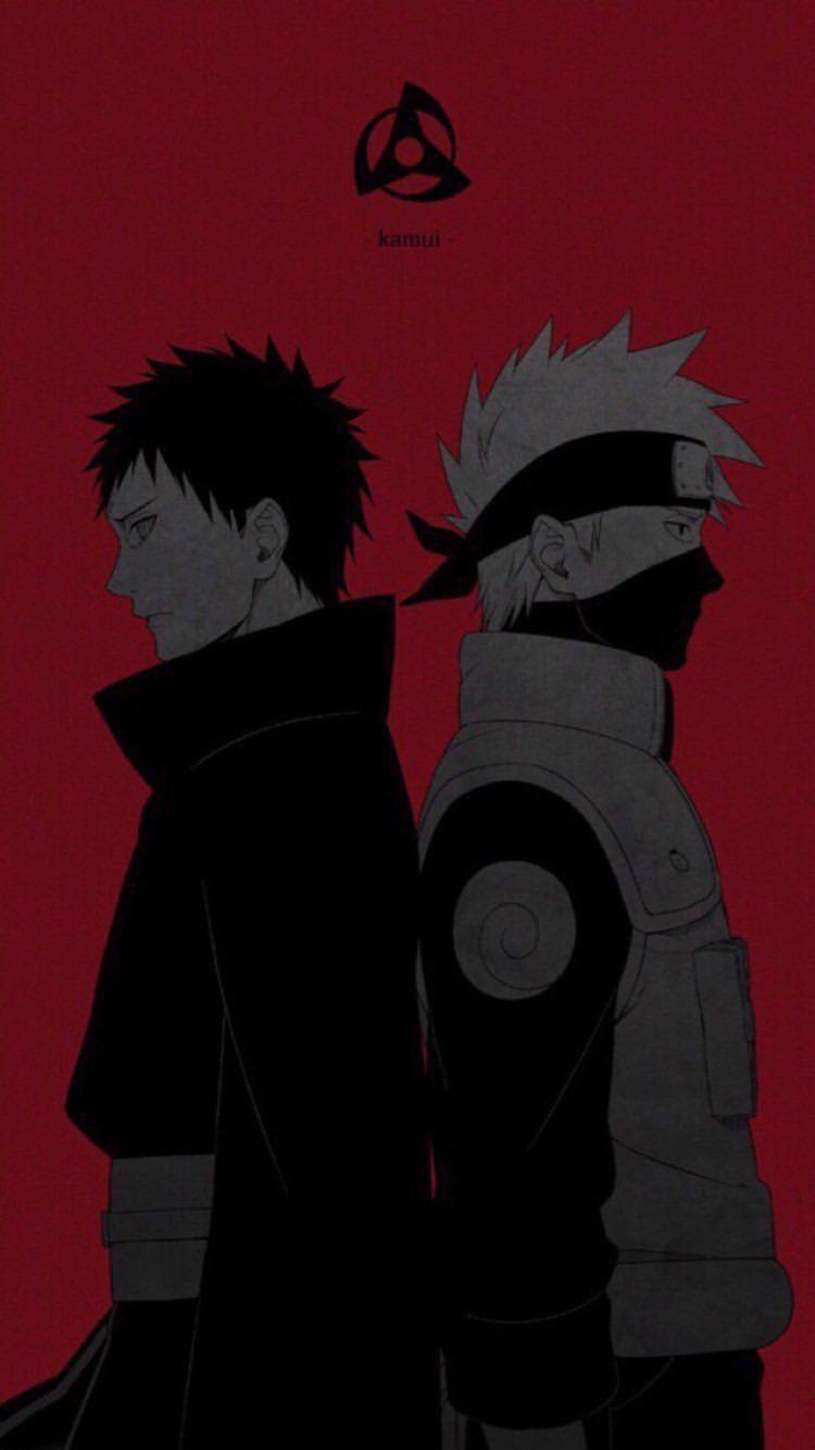 750x1334 Obito And Kakashi iPhone Wallpaper