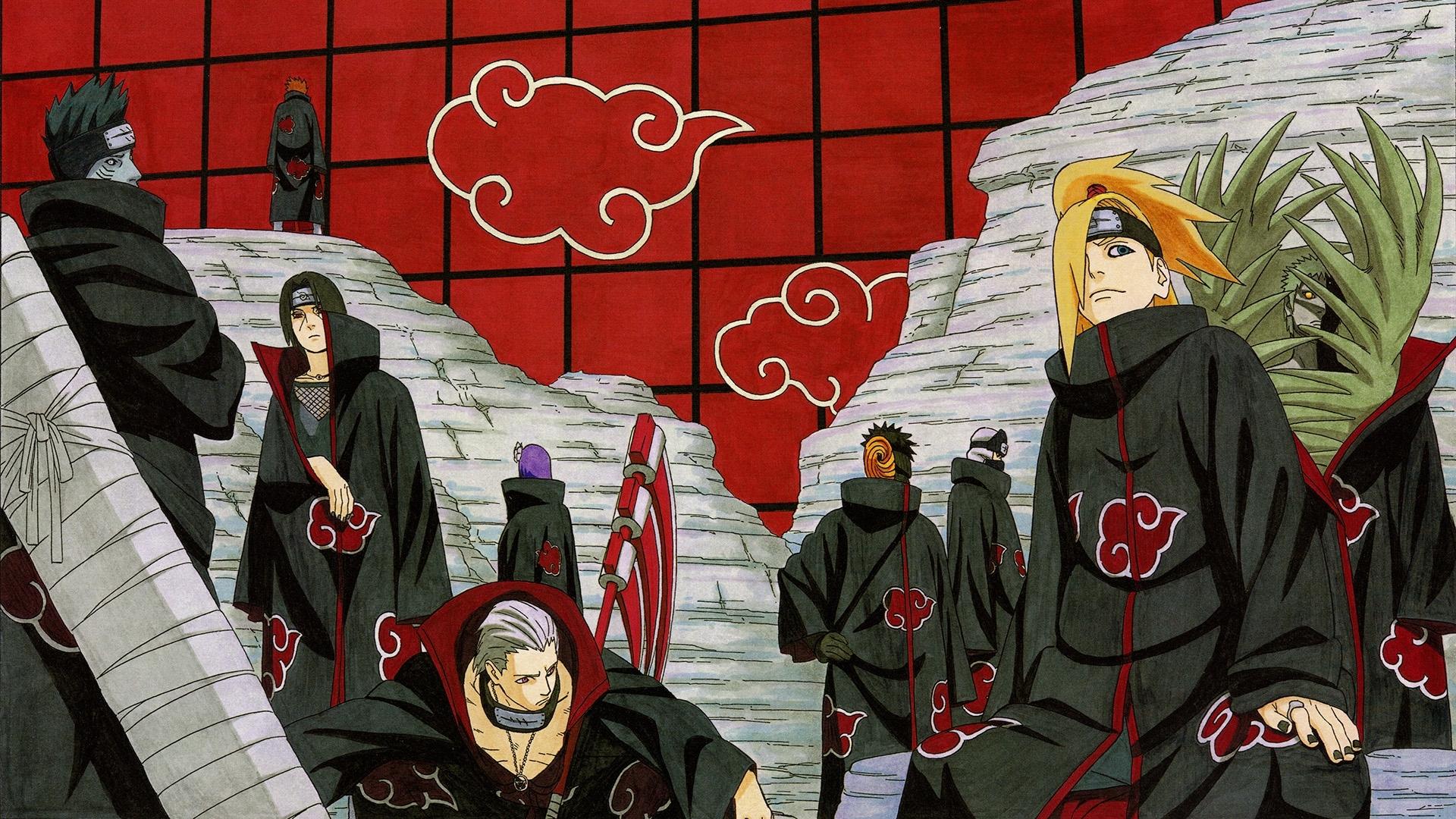 1920x1080 Wallpaper Akatsuki, Naruto, Obito, Pain:1920x1080