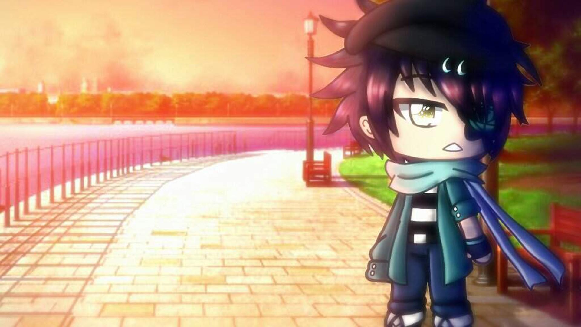 1920x1080 Zach HD Gacha Life Wallpaper