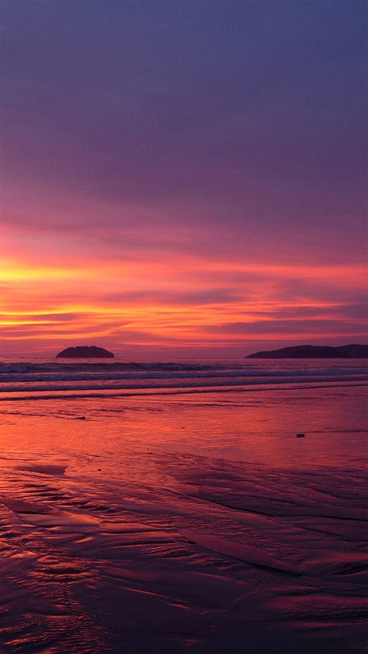750x1334 Sunset Wonder Scenery Beach iPhone 8 Wallpaper Free Download