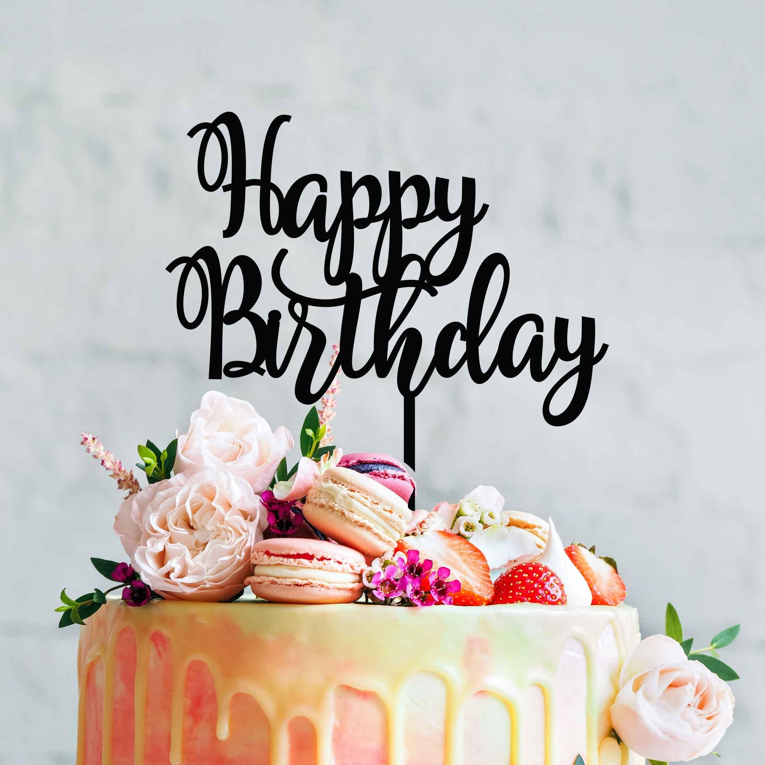 Happy Birthday Cake Card