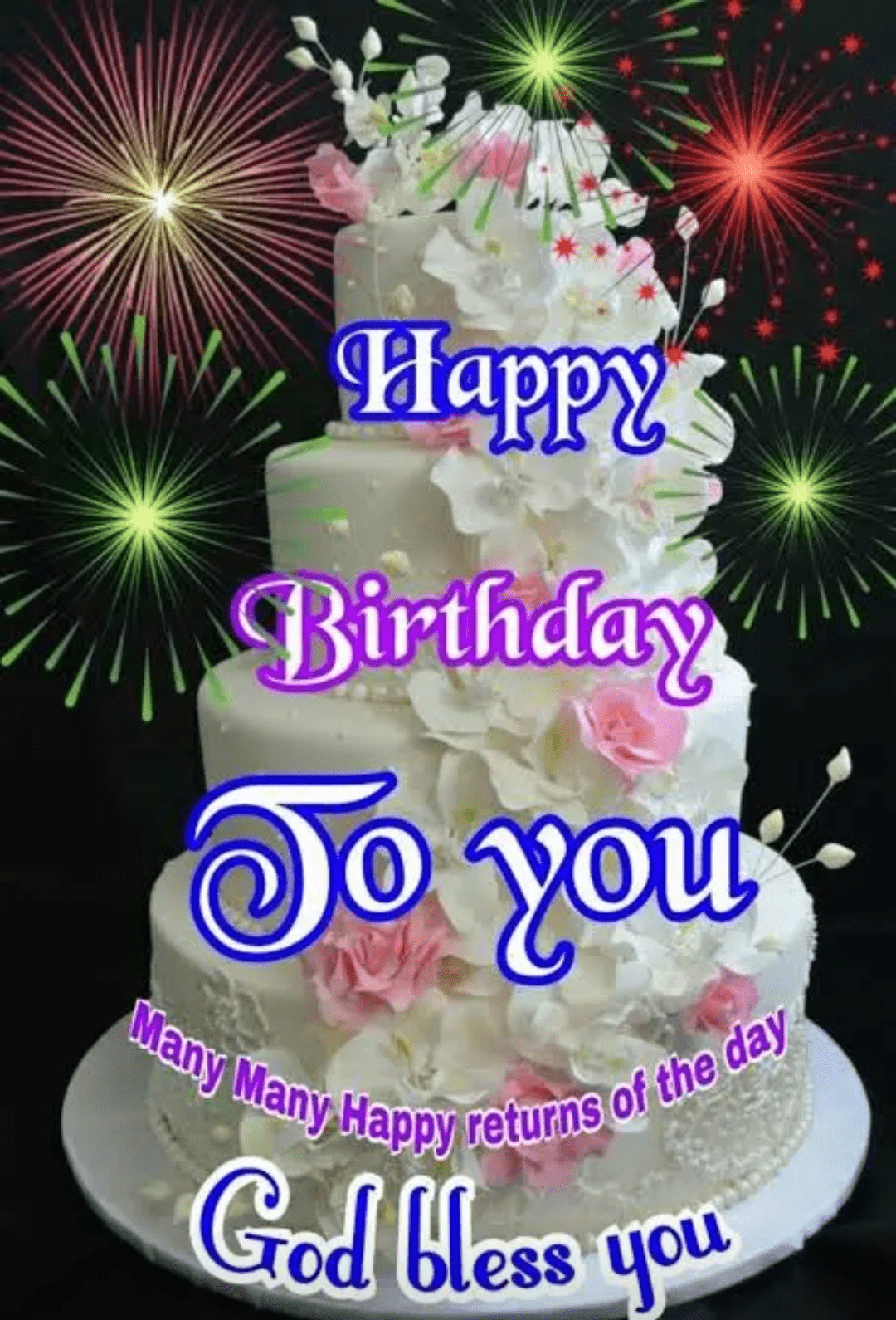 1080x1590 Best Beautiful Birthday Cake Image Photo Picture Download