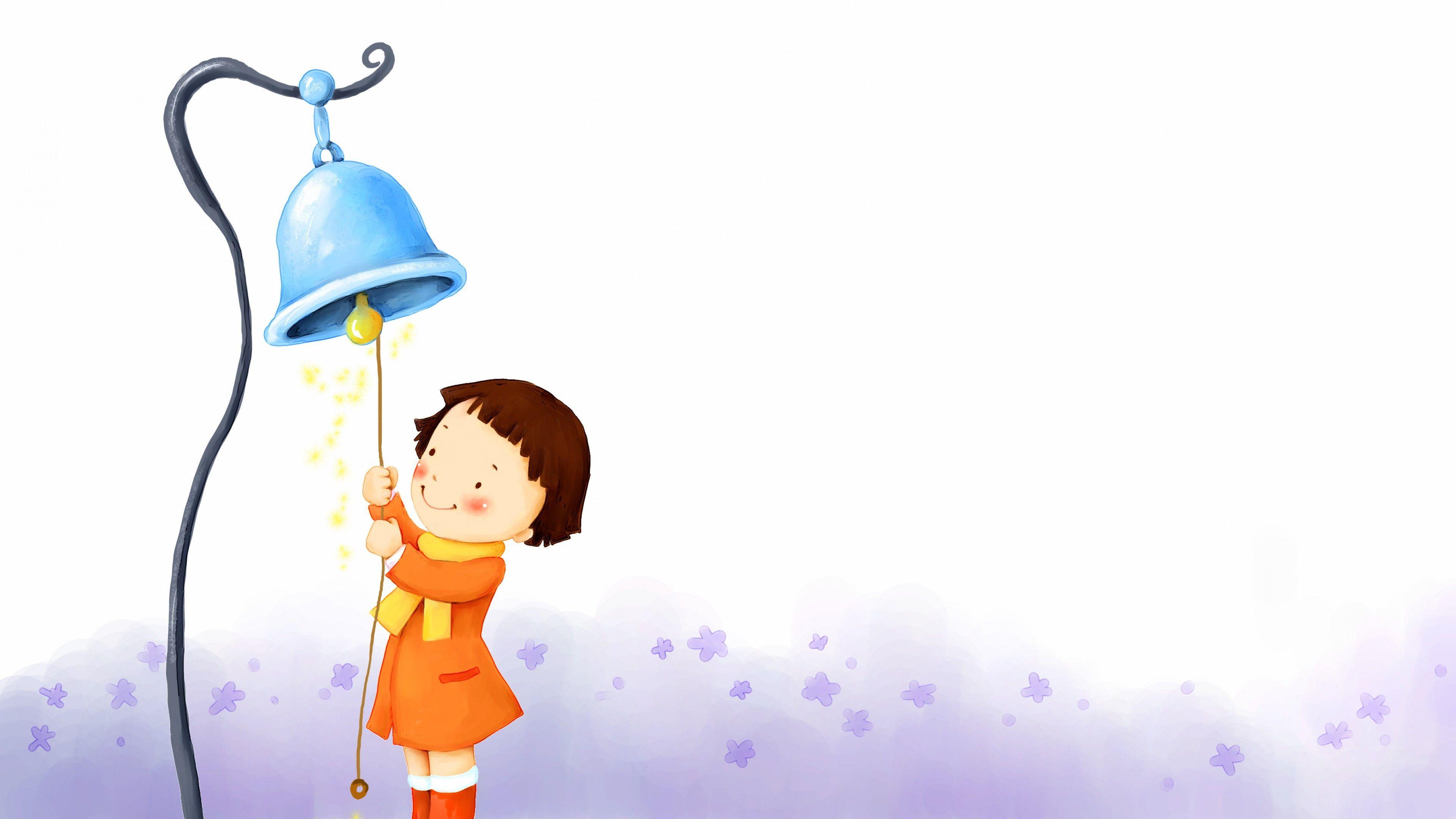 3840x2160 Baby Anime Girl Wallpaper