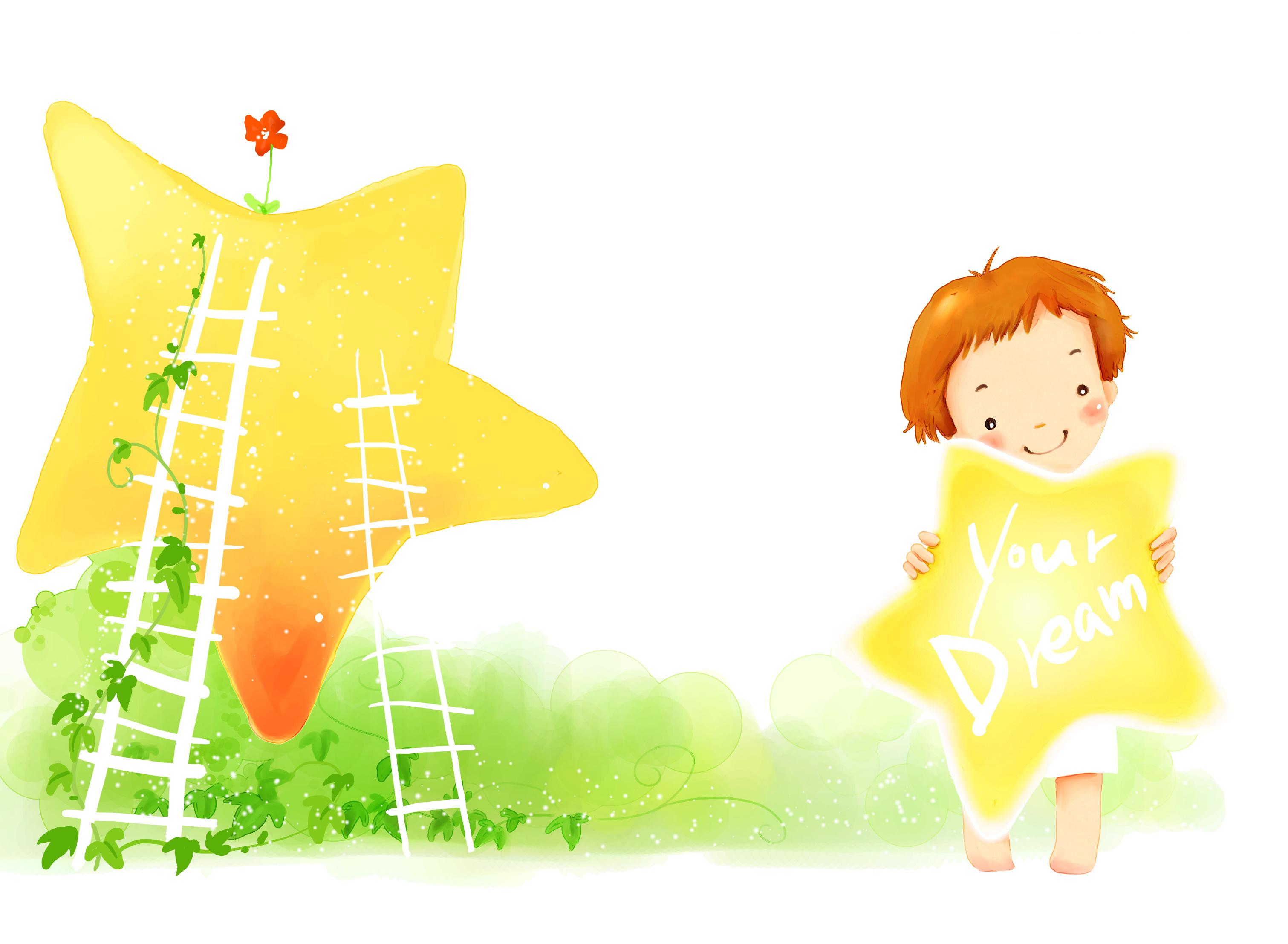 3022x2215 Cute Girl Cartoon Pics