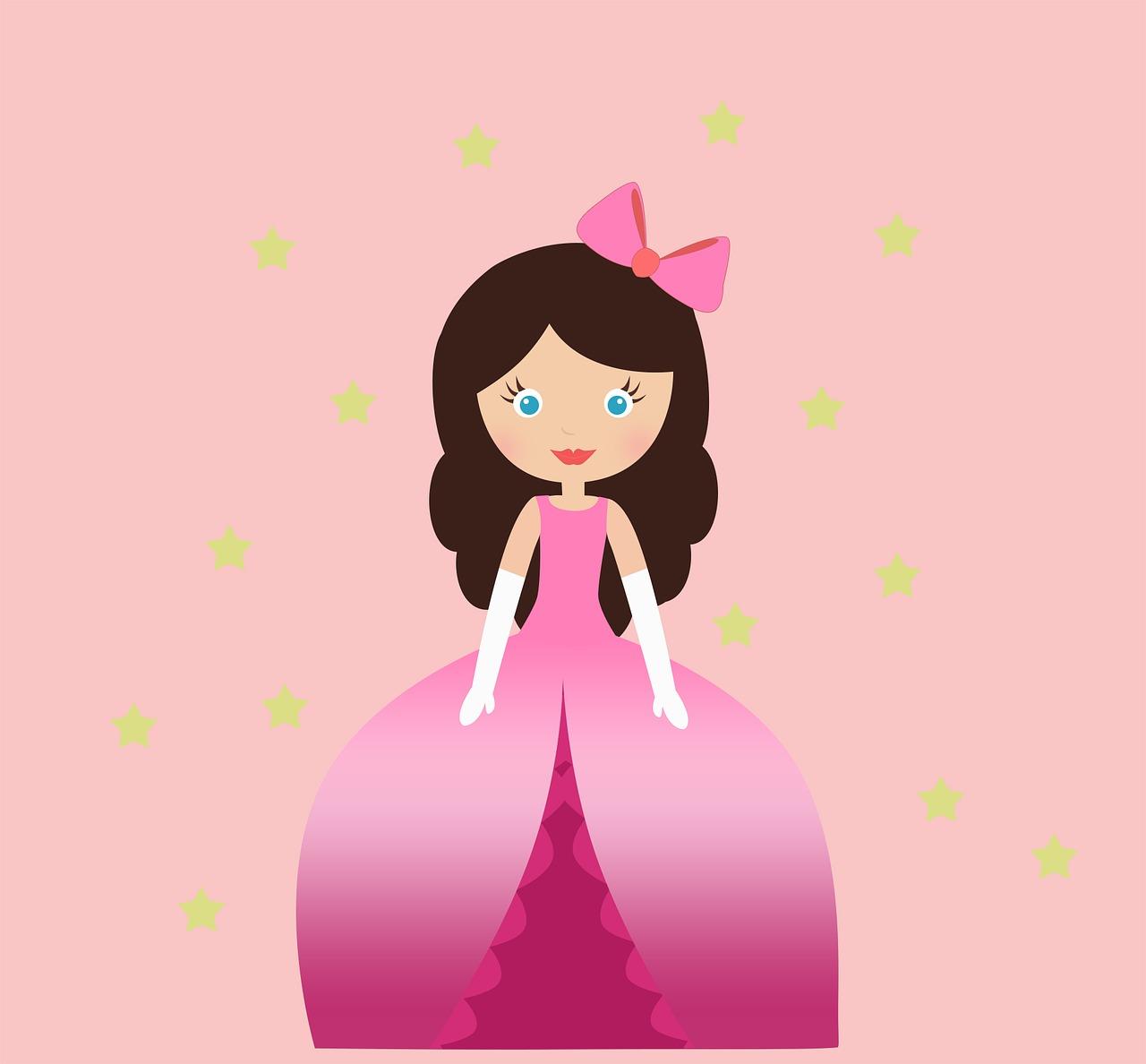 1280x1188 Download free photo of Doll, baby girl, cartoon, cute, children's