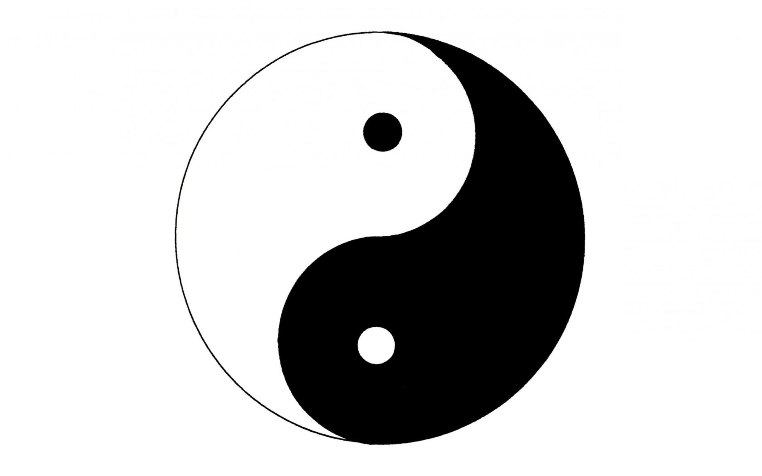 2560x1600 HD Ying Yang Wallpaper