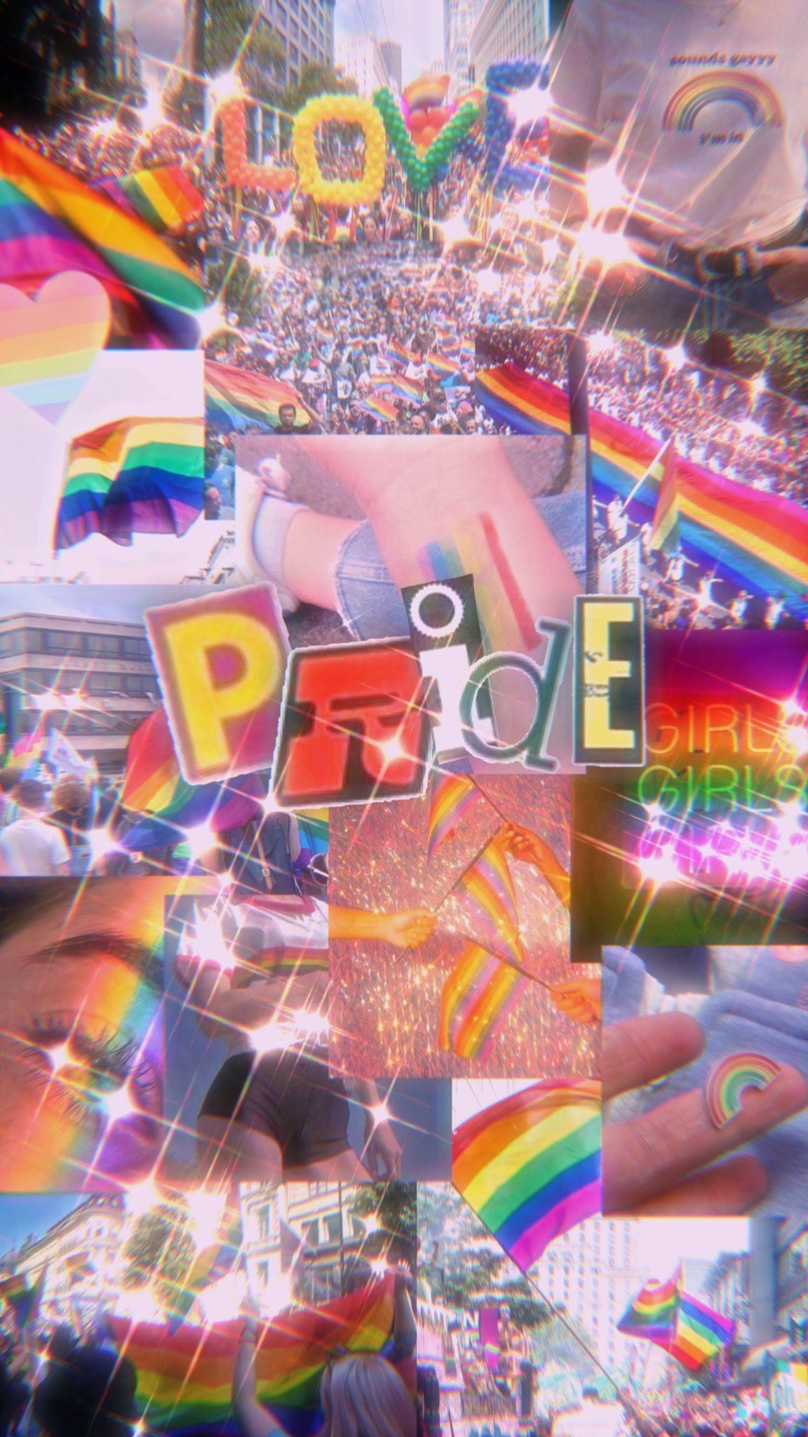 1152x2048 LGBTQ Pride Wallpaper by me. Retro wallpaper iphone, Aesthetic iphone wallpaper, Indie photography