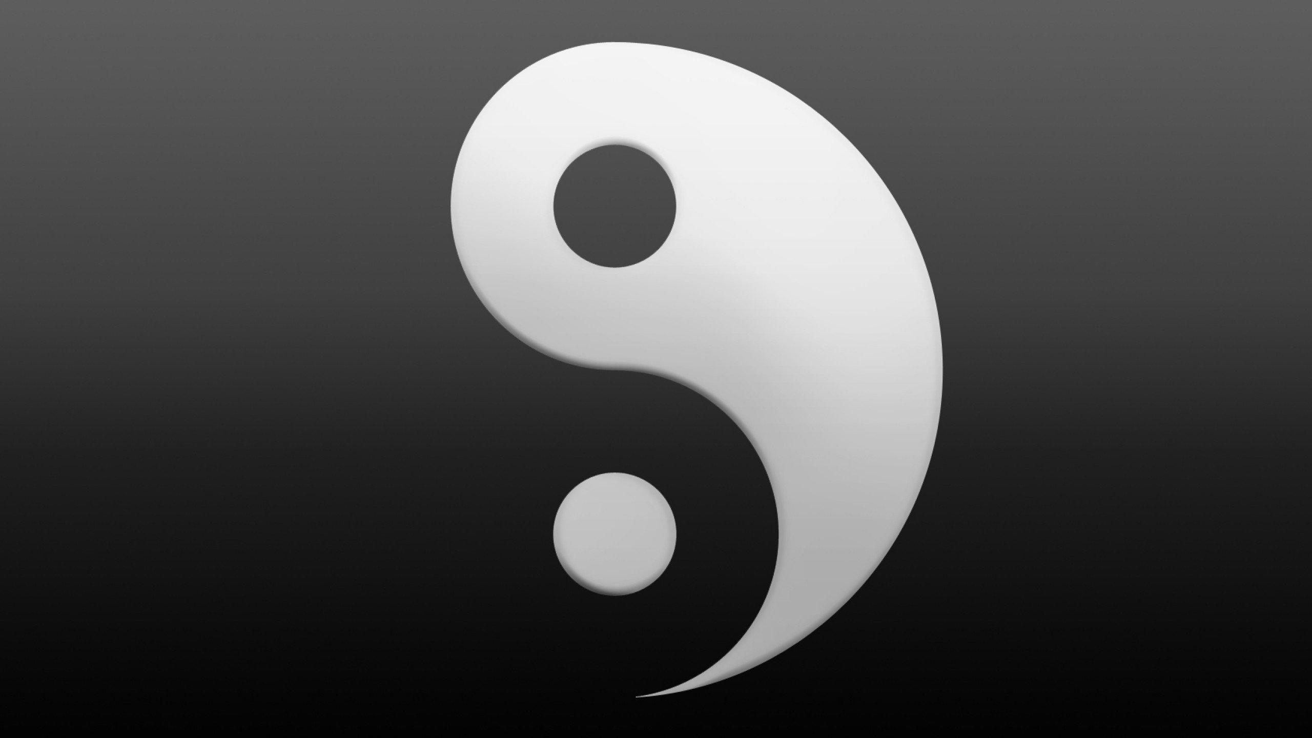 2560x1440 Yin and Yang HD Wallpaper / Desktop and Mobile Image & Photo