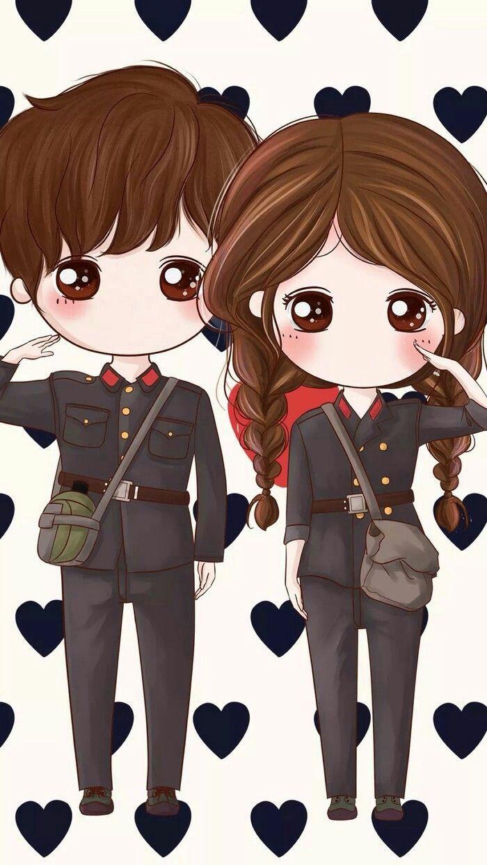 700x1244 Cute LOVE couple phone wallpaper. Cute couple cartoon, Cute cartoon girl, Cute love wallpaper
