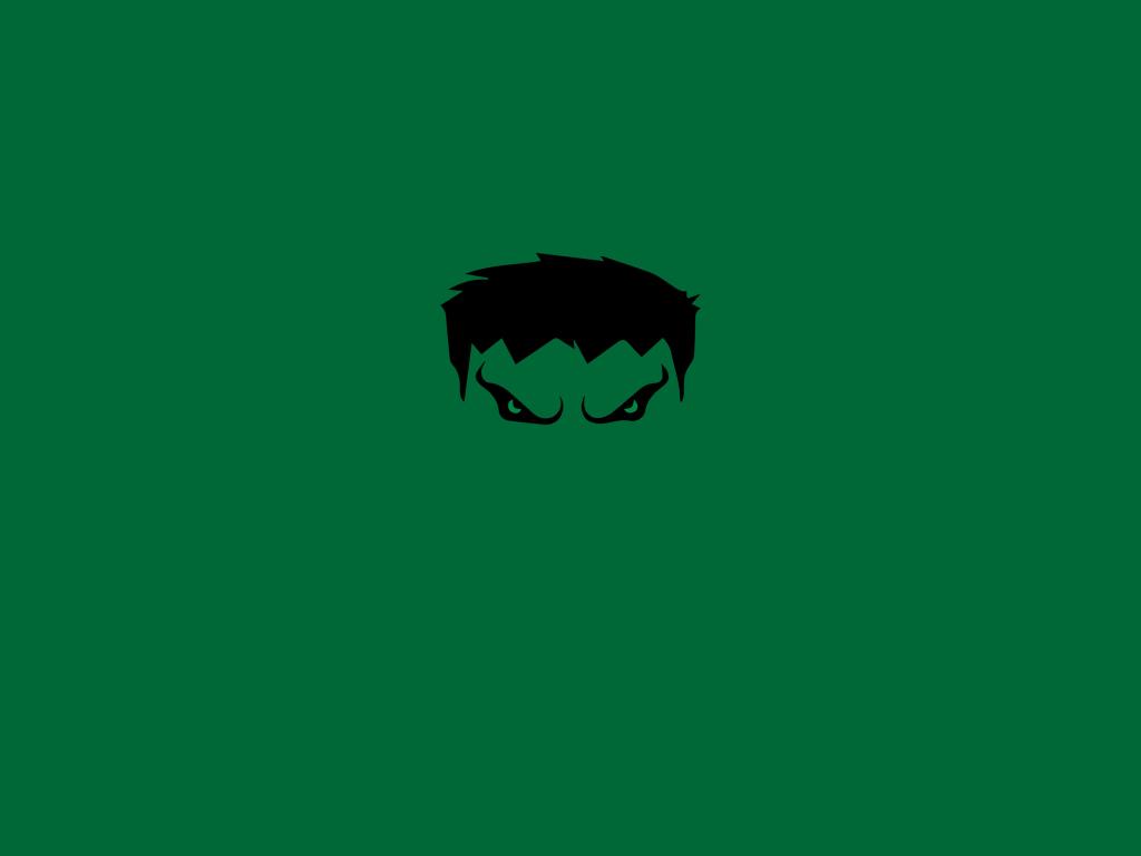 1024x768 Wallpaper hulk, marvel hero, minimal