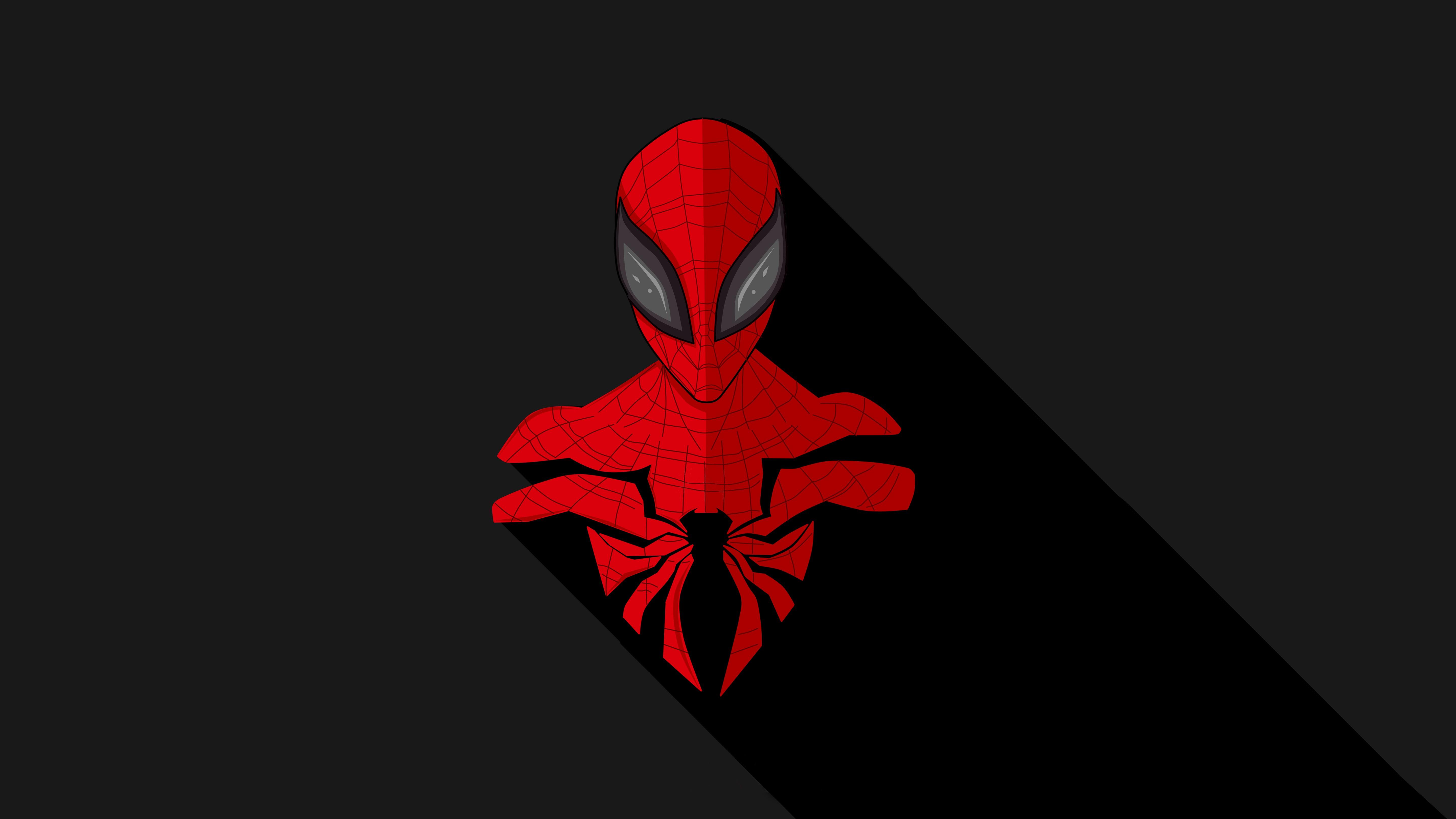 5760x3240 Spider Man Dark Minimal Avengers Wallpaper, HD Minimalist 4K Wallpaper, Image, Photo And Background