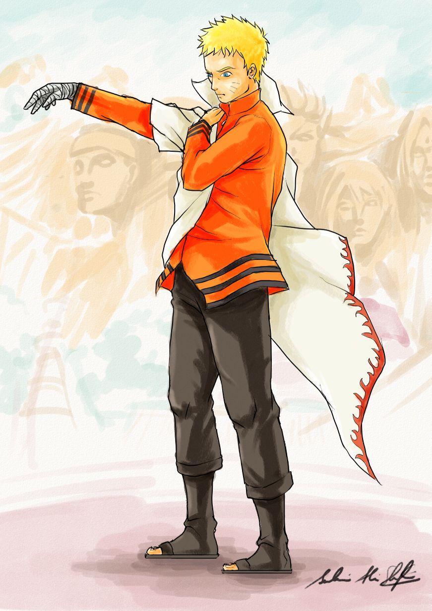871x1232 Naruto Hokage Wallpaper