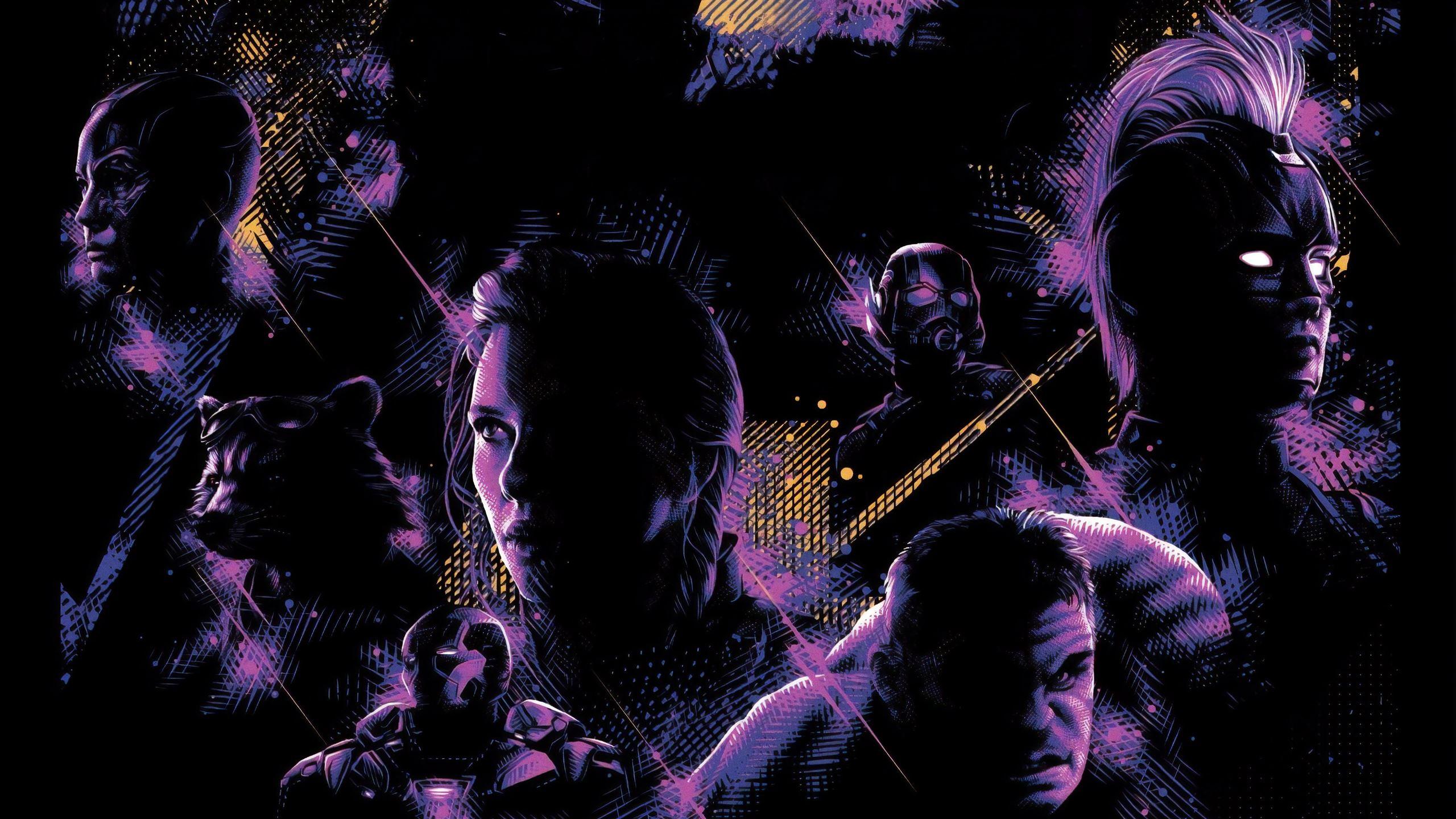 2560x1440 avengers endgame new poster 5k iMac Wallpaper Download