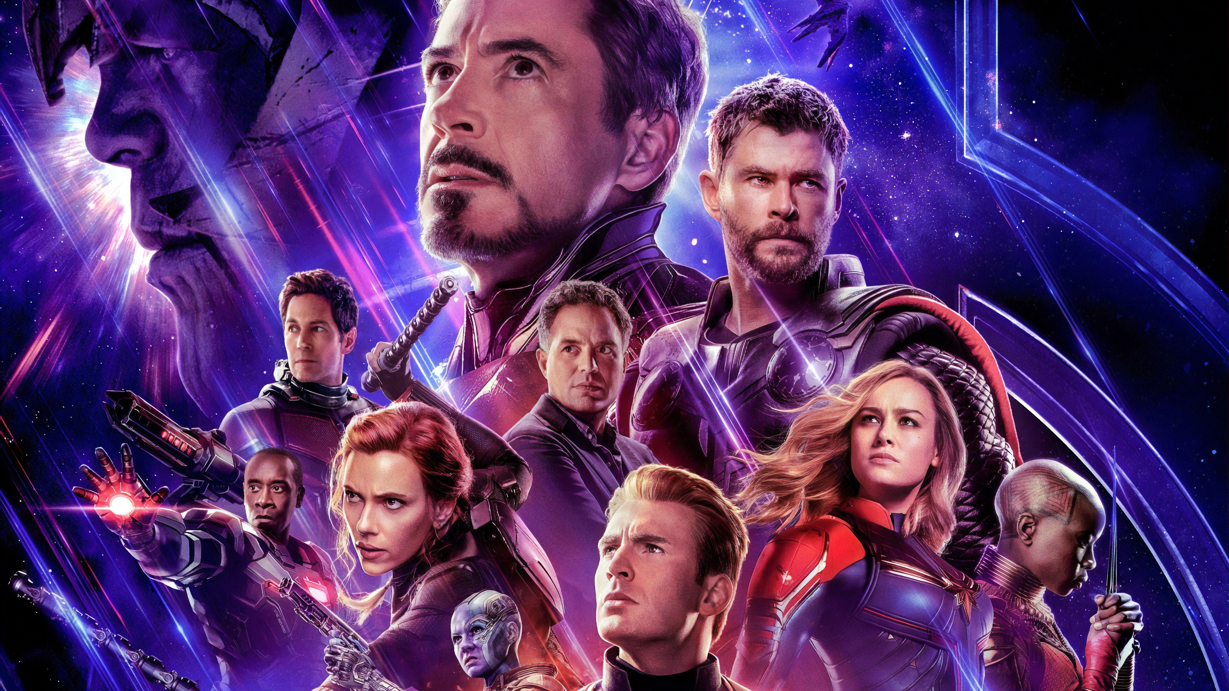 5120x2880 Avengers: Endgame Cast Characters PC DeskK Wallpaper free Download