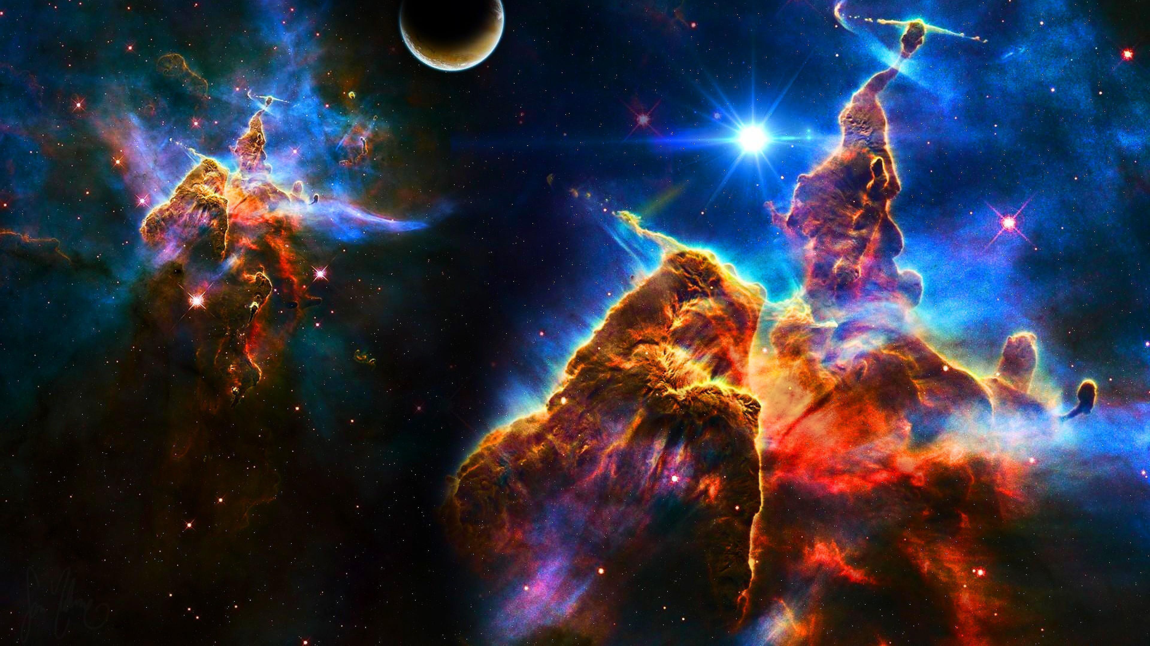 3840x2160 Space Nebula Wallpaper
