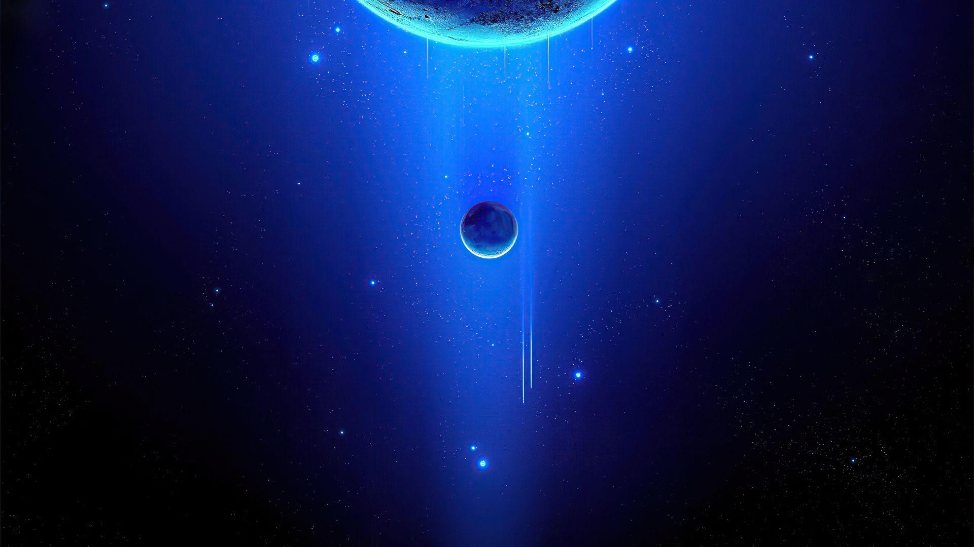 1920x1080 Nebula, space, planet, blue, art wallpaper, HD image, picture, background, a7e9e6