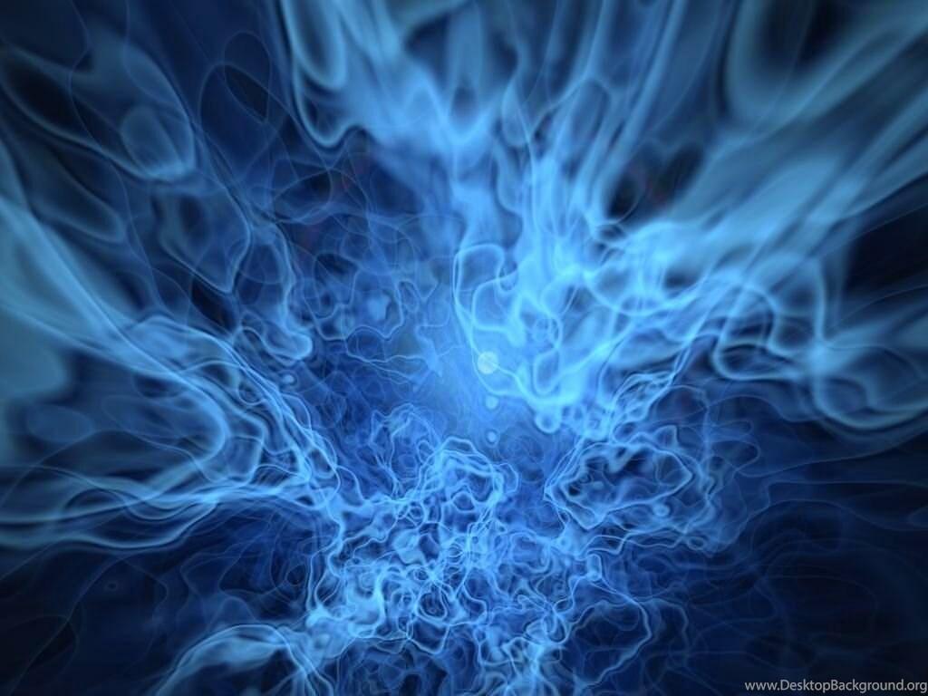 1024x768 Red Fire Blue Flame Desktop Background