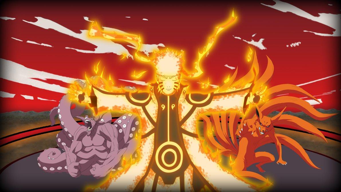 1191x670 4k Naruto and Kurama Wallpaper For iPhone, Desktop and Android