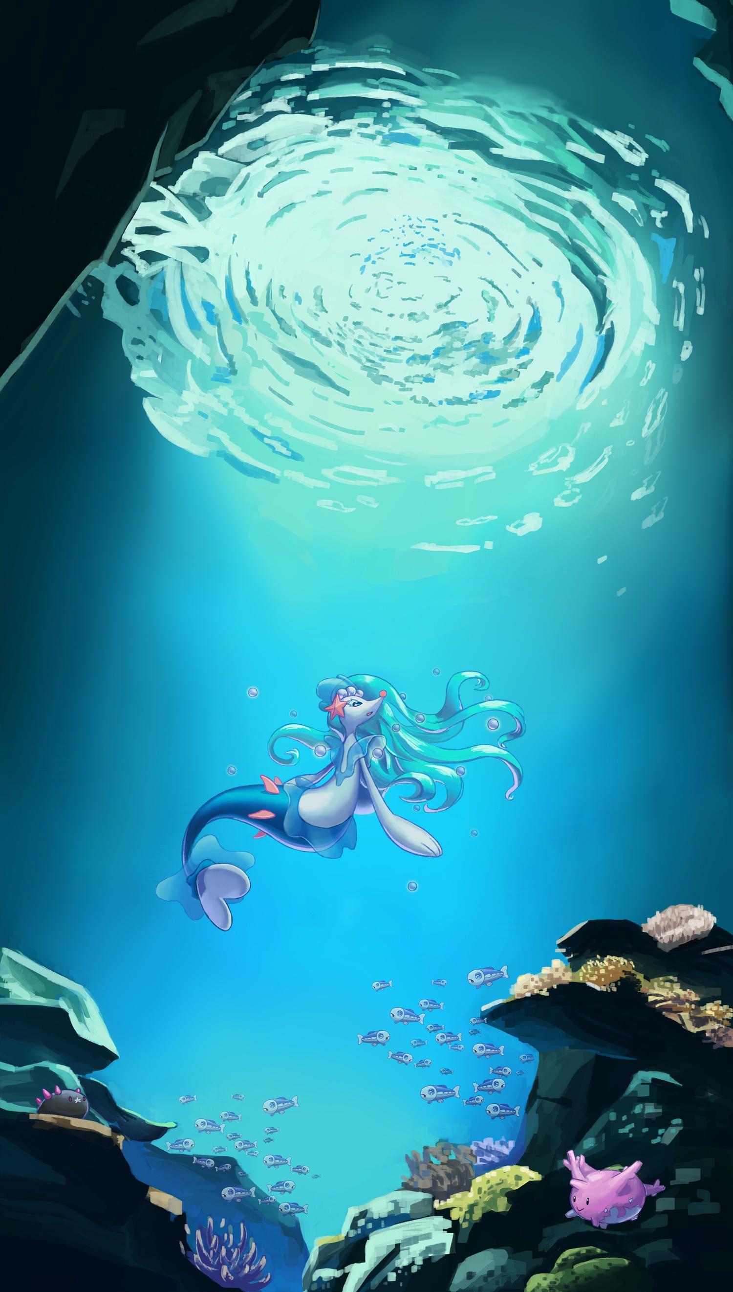 Pokemon Underwater Wallpapers - Top Free Pokemon Underwater Backgrounds ...