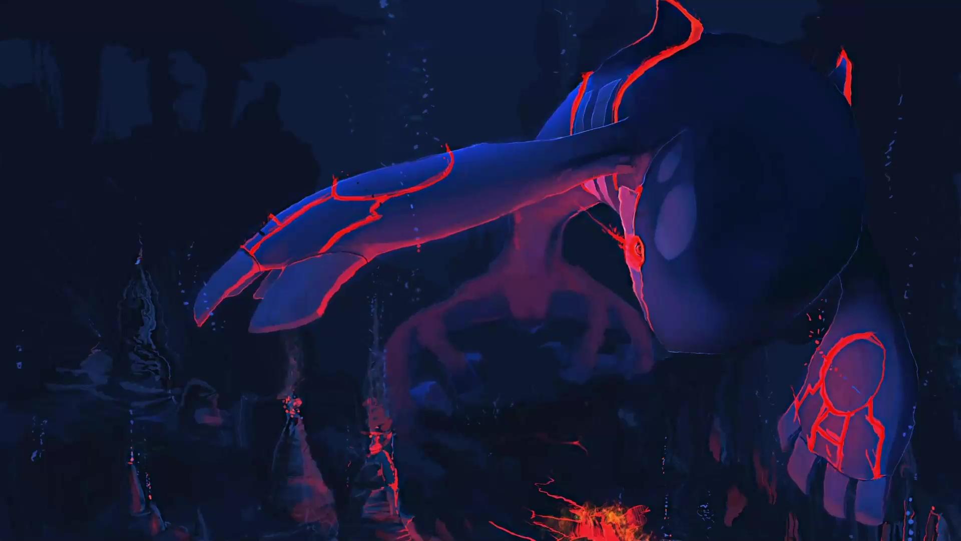 1920x1080 Kyogre Underwater Pokemon Live Wallpaper
