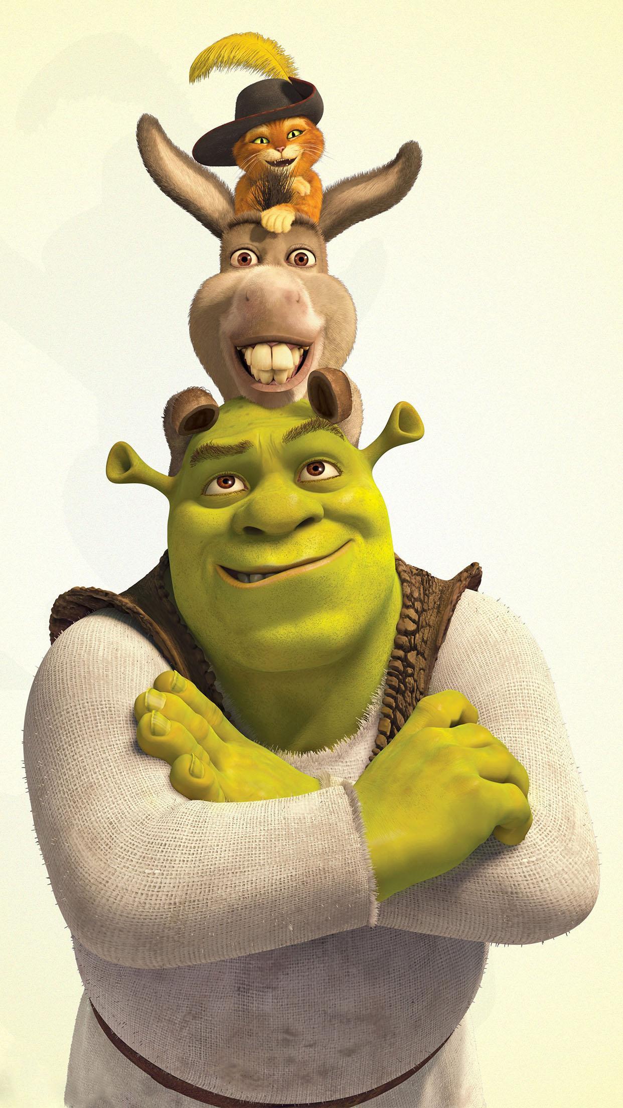 1242x2208 Shrek donkey mobile phone wallpaper. Free Phone Wallpaper For Mobile Cell Background