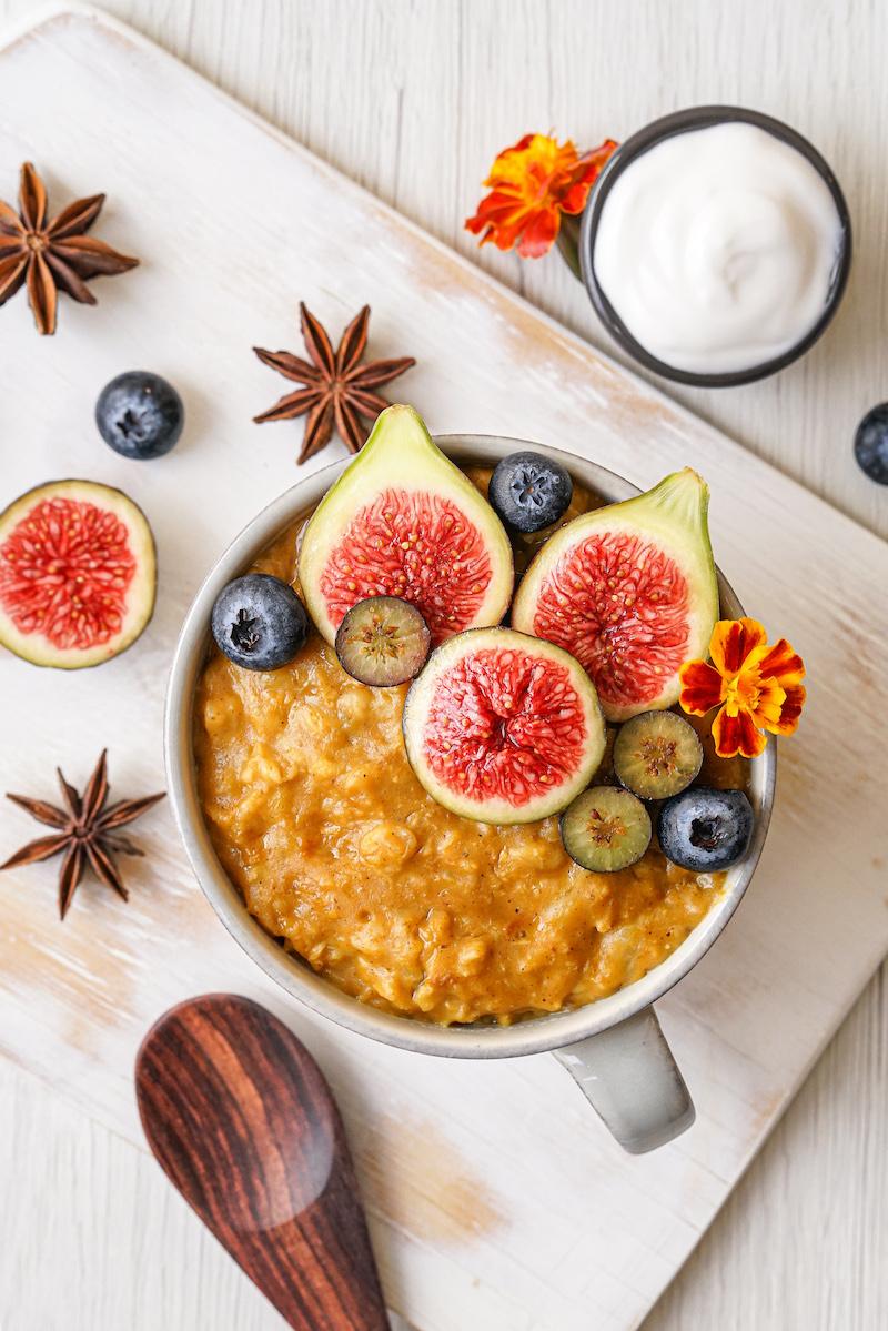 800x1199 Pumpkin Oatmeal Porridge (Dairy & Gluten Free) Bites of Beauty