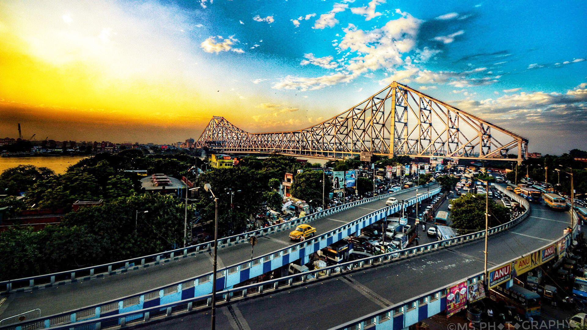 1920x1080 Howrah Bridge Wallpaper