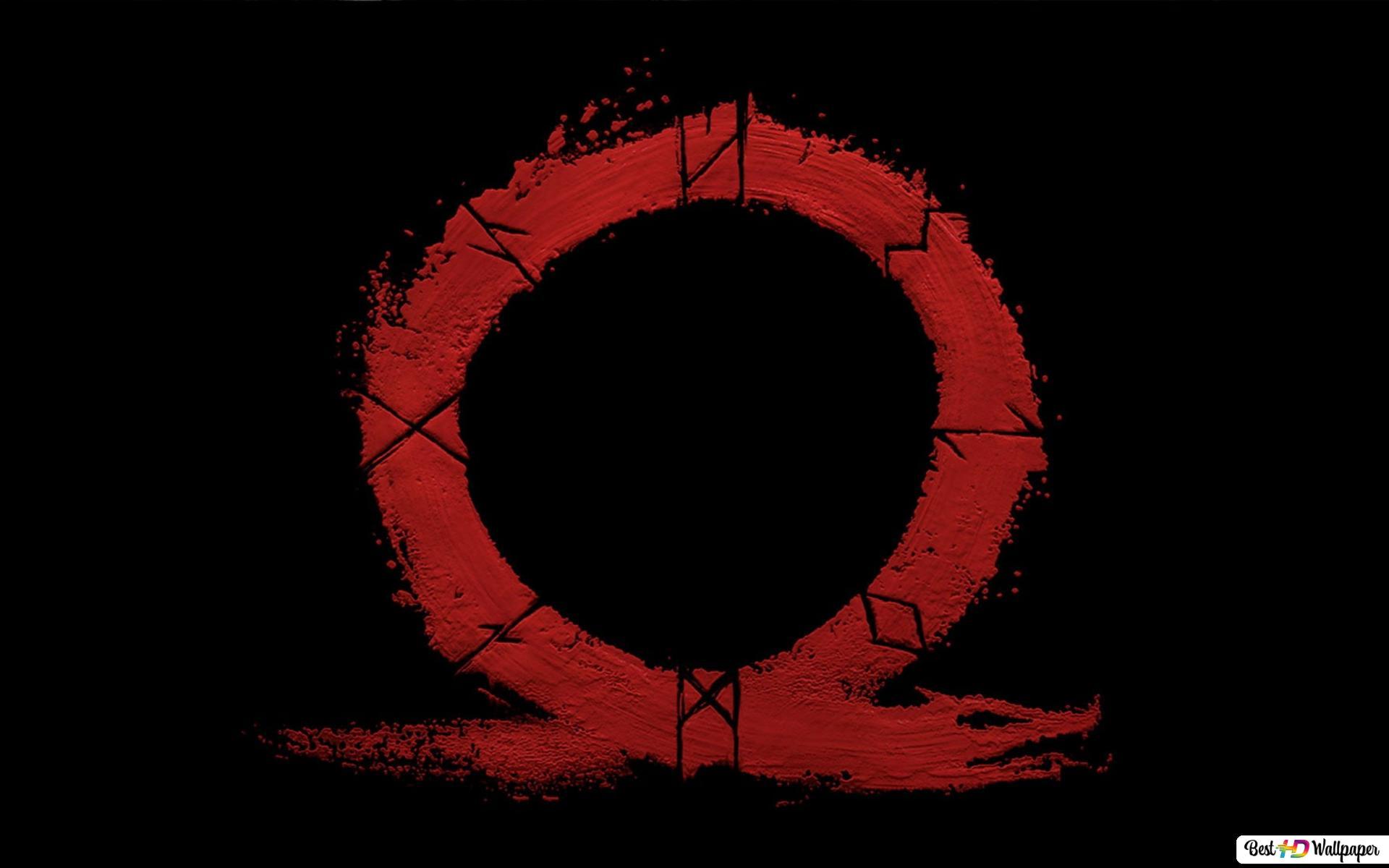 1920x1200 Round red and black logo god of War HD wallpaper download of War wallpaper