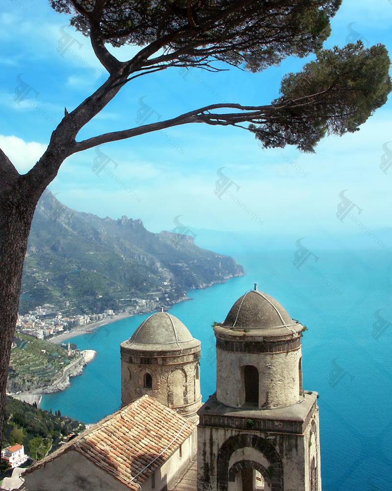 800x1000 Amalfi coast from the terrace of Villa Rufolo in Ravello