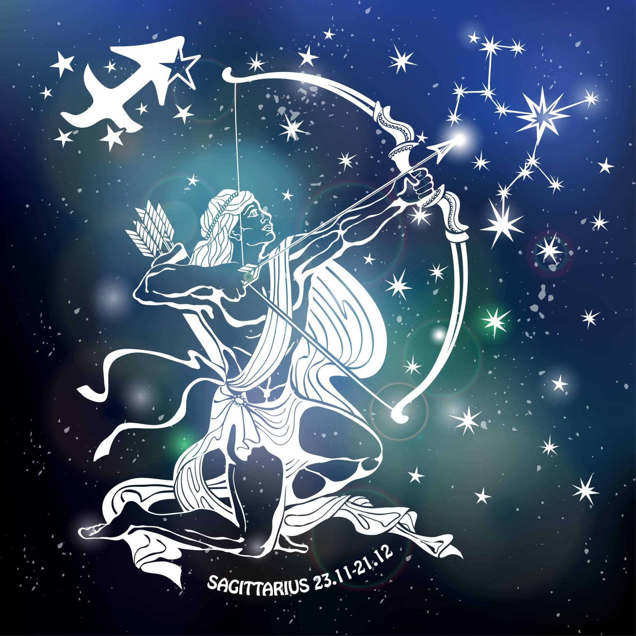 2048x2048 Sagittarius Zodiac Wallpaper