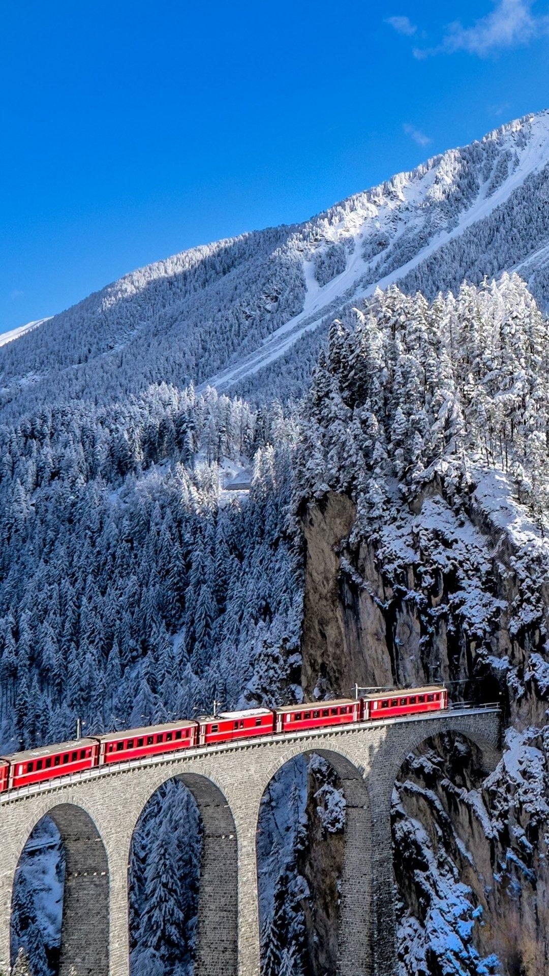 1080x1920 Man Made The Glacier Express